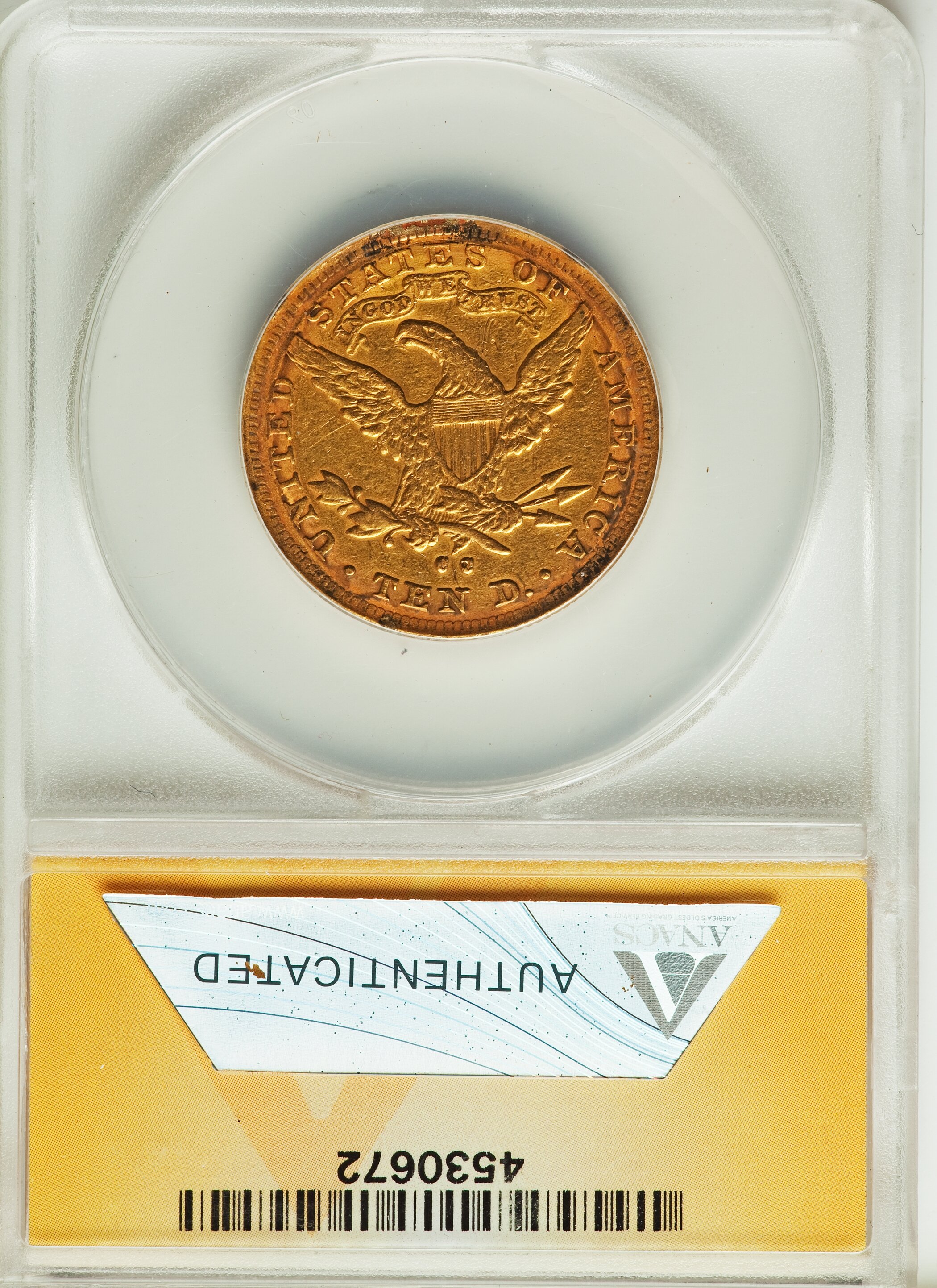 1891-CC $10 VF20 thumbnail 2