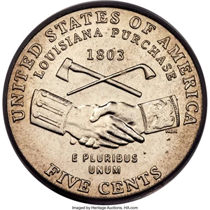 image for: 2004-P 5C Peace Medal MS68 PCGS....