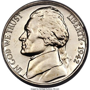 image for: 1942-P 5C Type Two PR66 Deep Cameo PCGS....