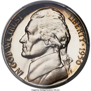 image for: 1950 5C PR67 Deep Cameo PCGS....