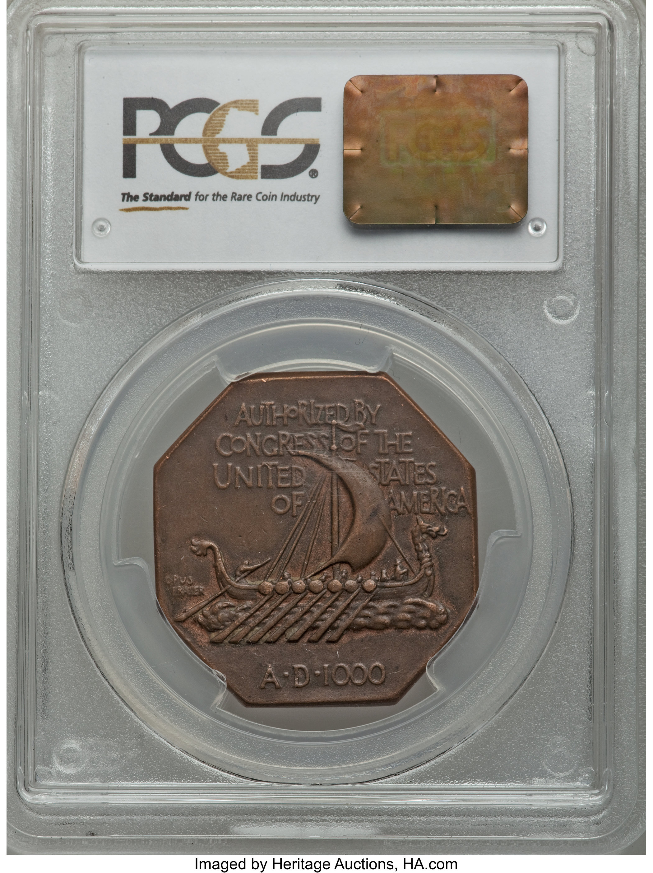 1925 Medal Norse American, Thick F15 thumbnail 18