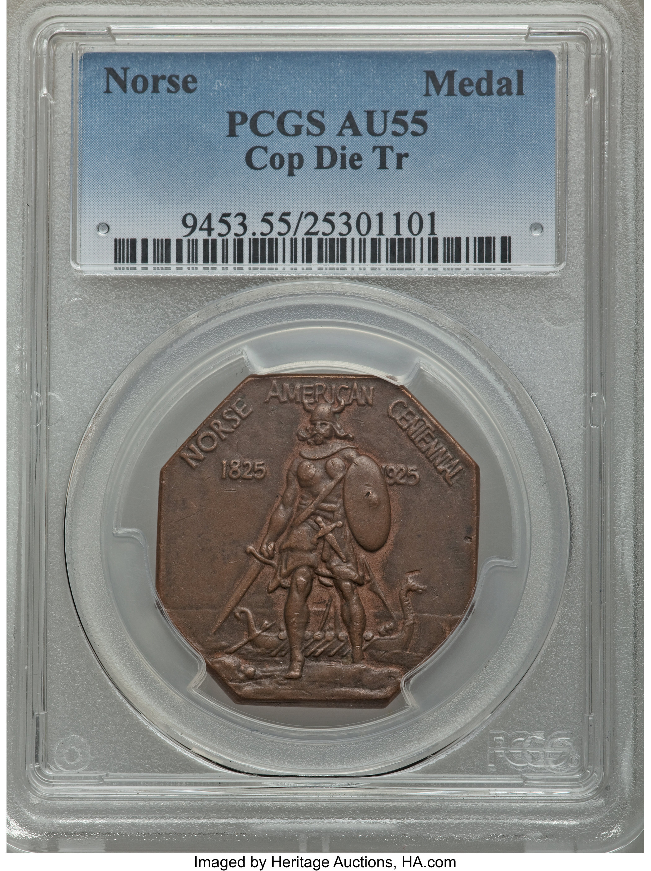 1925 Medal Norse American, Thick F15 thumbnail 20