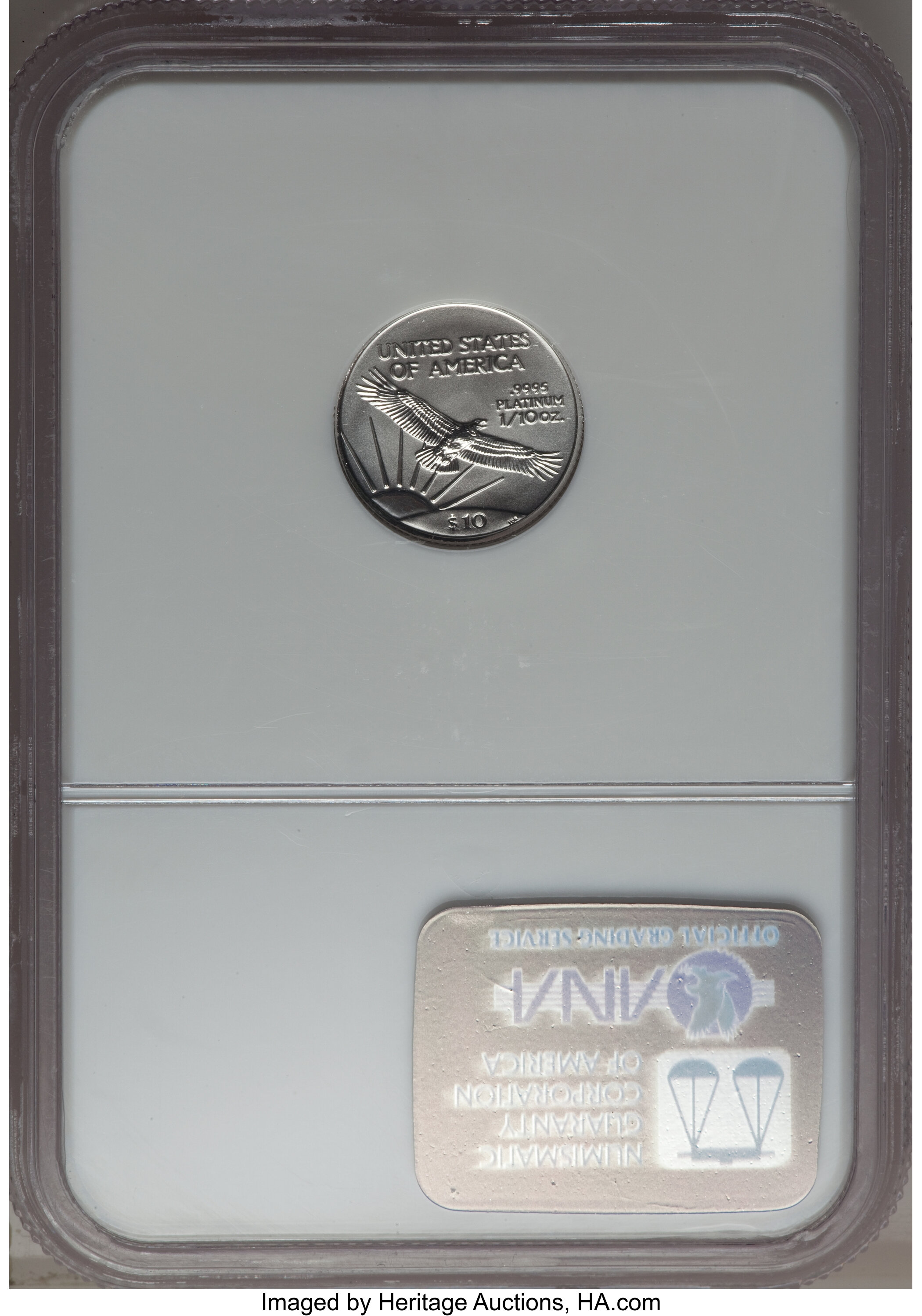 2002 P$100  Platinum Eagle MS70 thumbnail 13