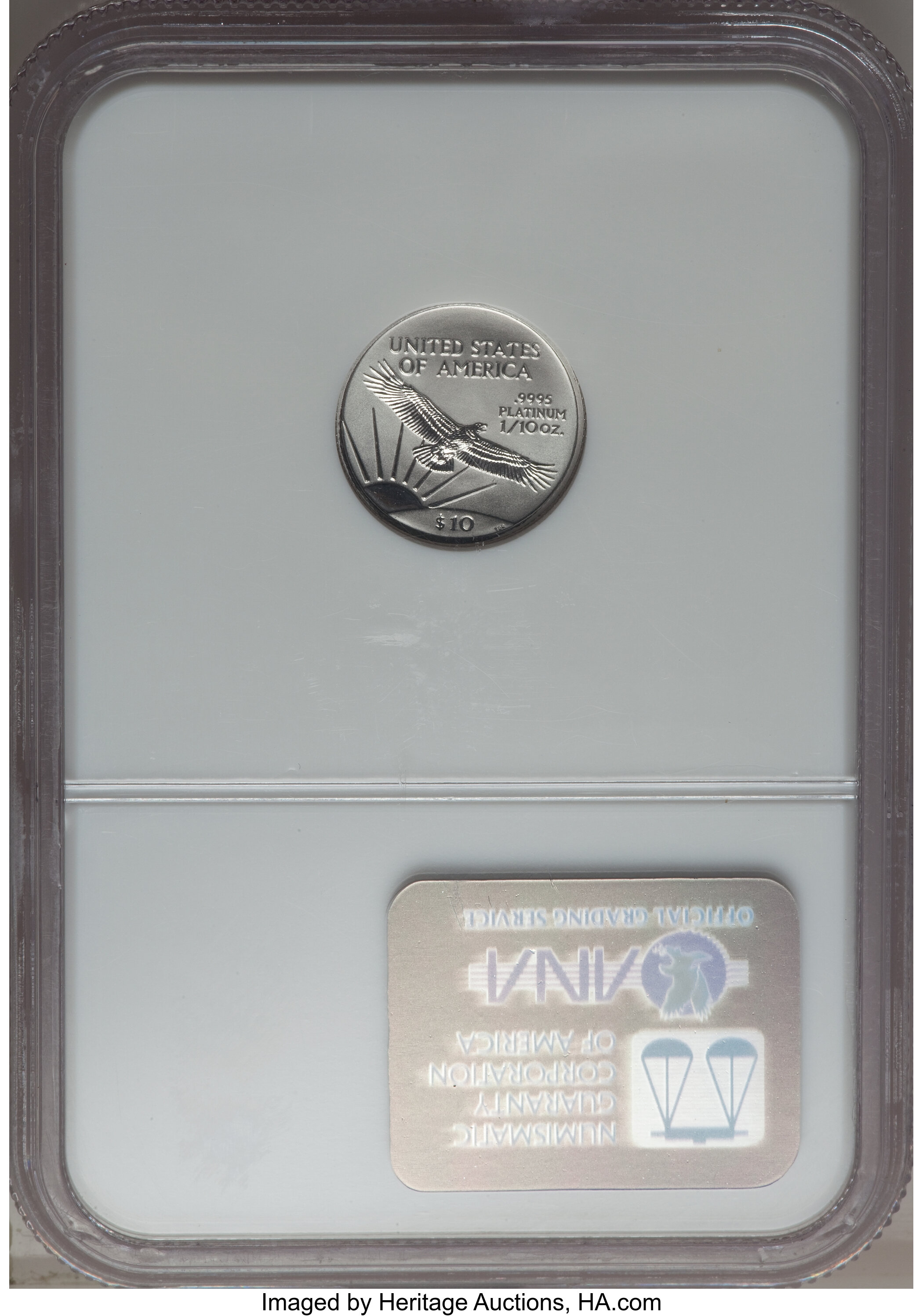 2003 P$100  Platinum Eagle MS70 thumbnail 5
