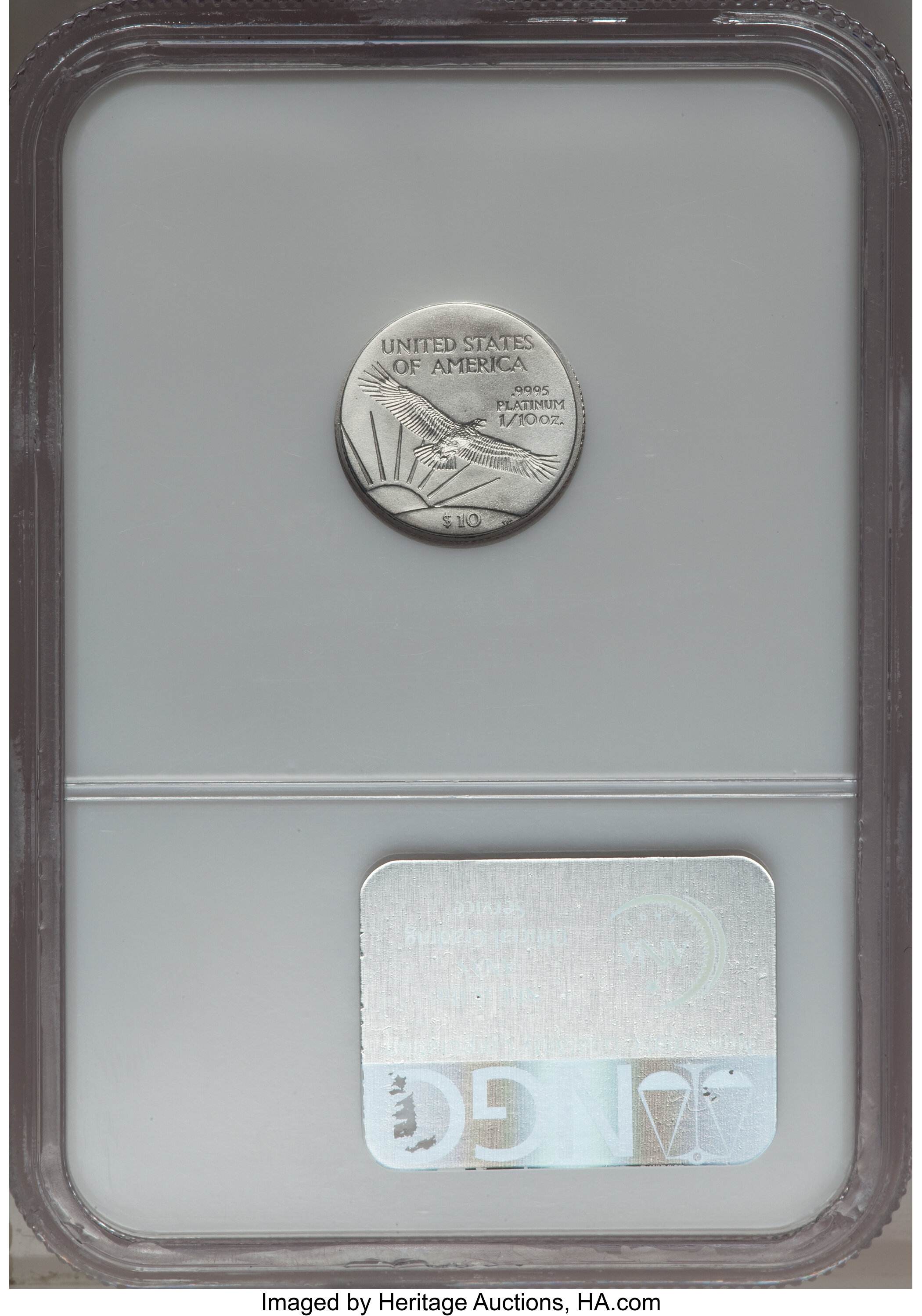 2004 P$100  Platinum Eagle MS70 thumbnail 12