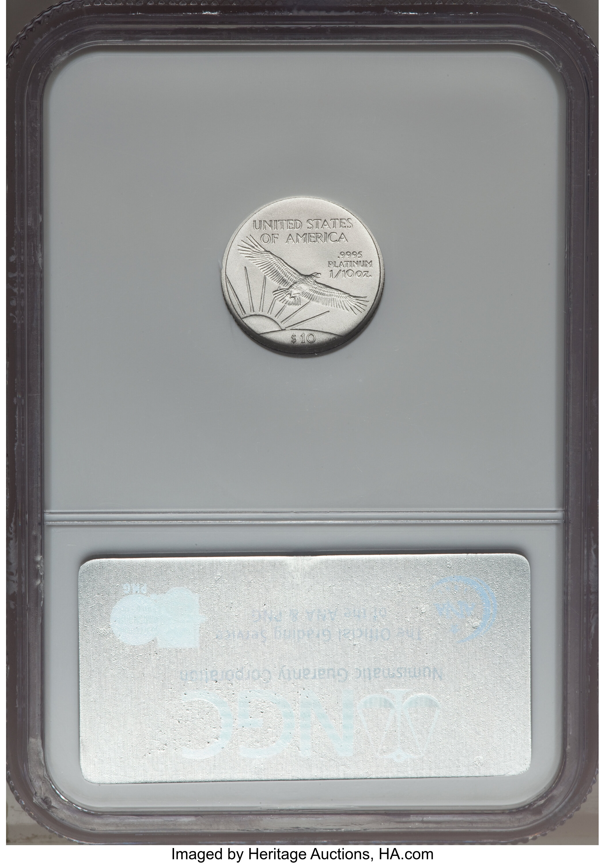 2005 P$100  Platinum Eagle MS70 thumbnail 16