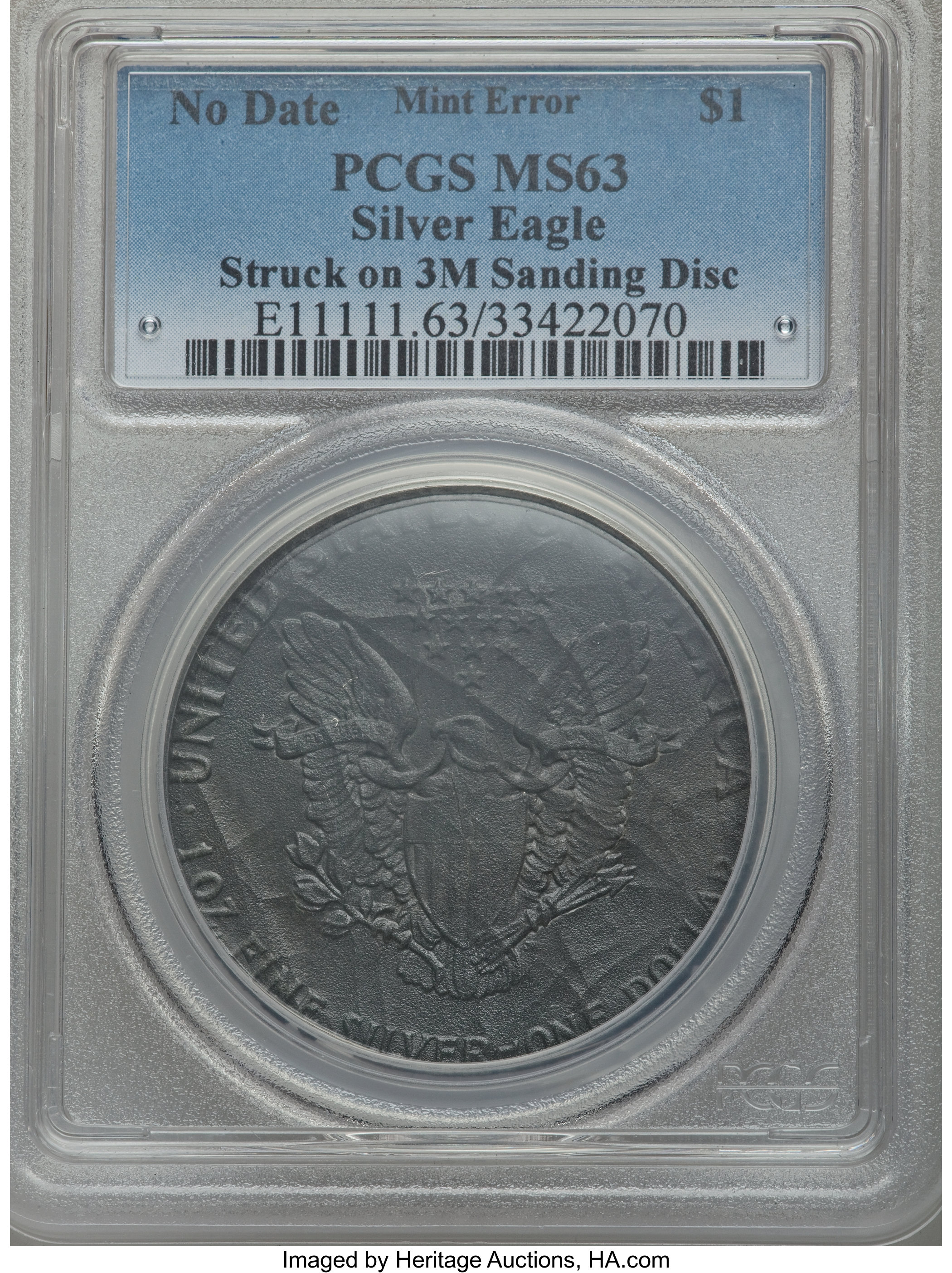 1986 $1  Silver Eagle MS65 CAC thumbnail 21