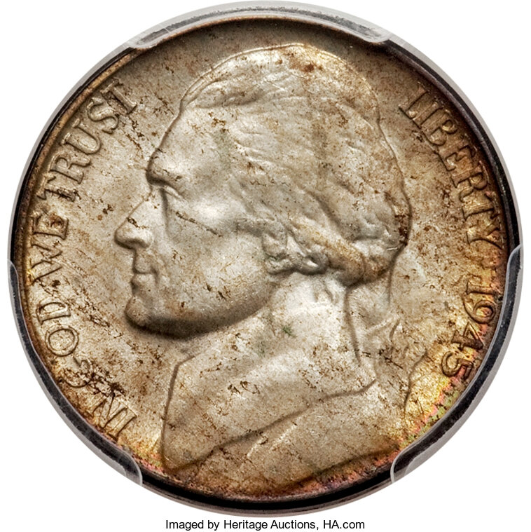 1945-D 1c MS RD MS63 RD CAC thumbnail 4