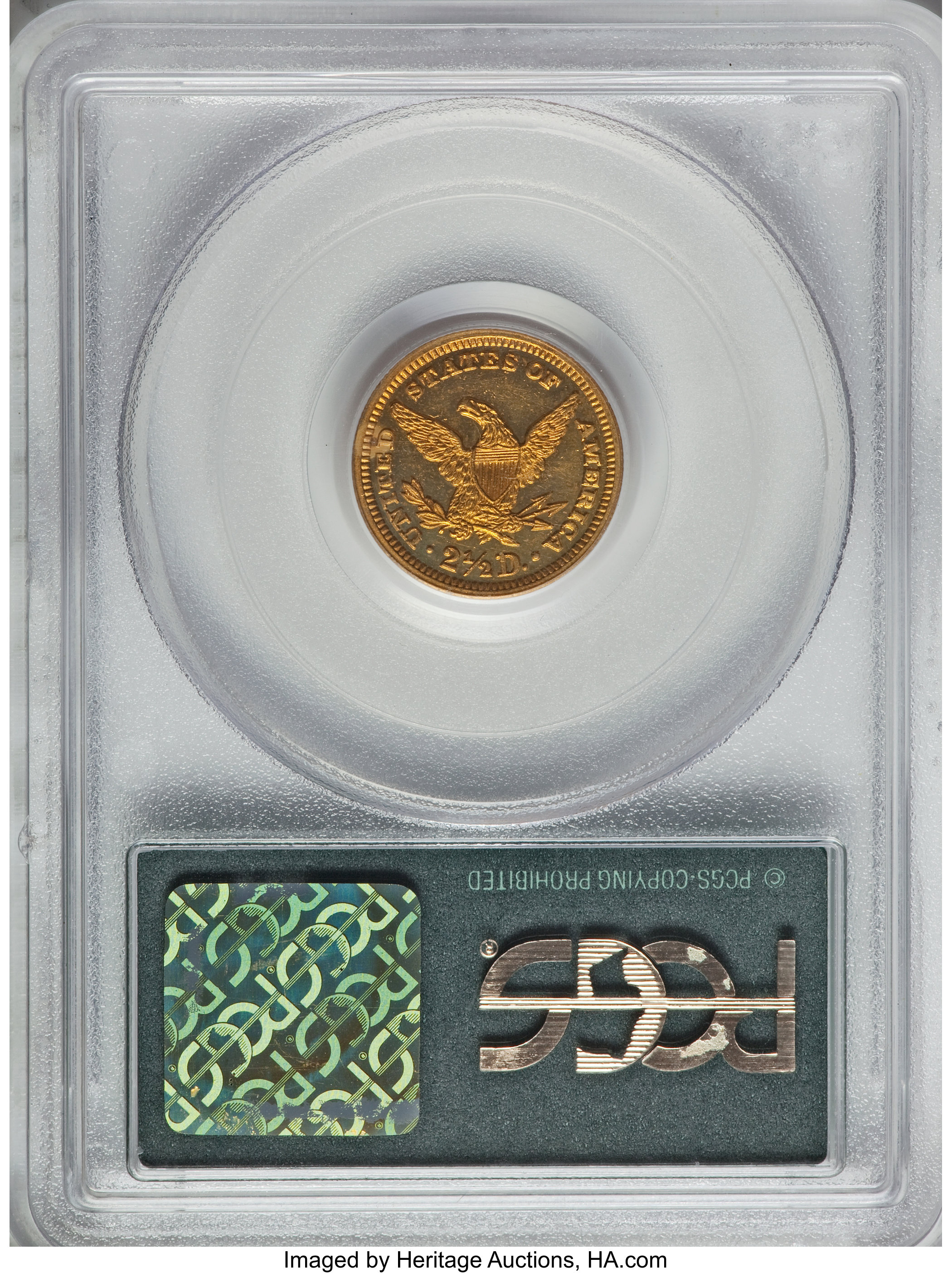 image for: 1895 $2 1/2 PR60 PCGS....