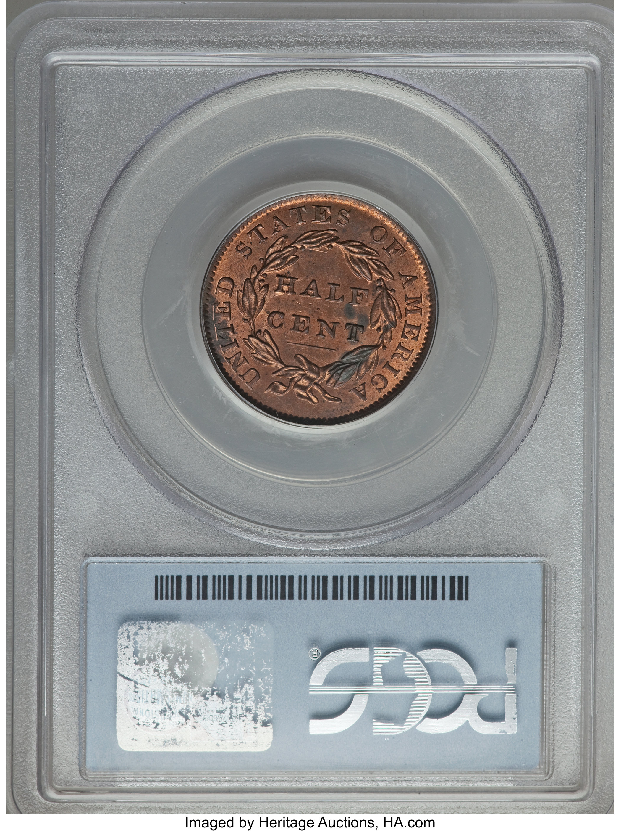 1833 1/2c MS RB MS64 RB thumbnail 14