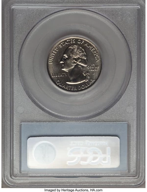 image for: 2003-P 25C Maine MS68 PCGS. PCGS Population: (21/0). NGC Census: (4/0). From The Mile High Collection....