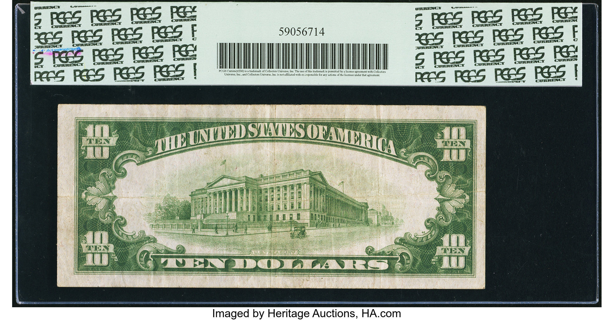 image for: Fr. 2000-K* $10 1928 Federal Reserve Note. PCGS Very Fine 25....
