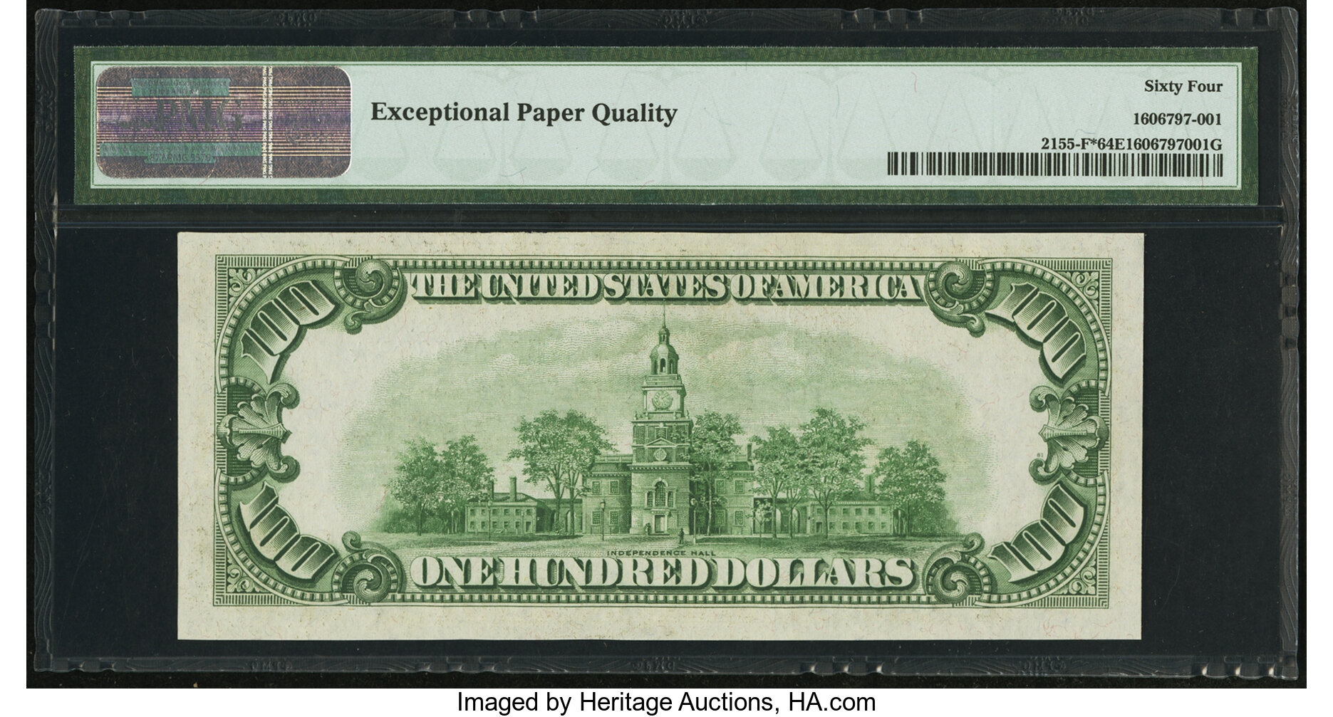image for: Fr. 2155-F* $100 1934C Federal Reserve Note. PMG Choice Uncirculated 64 EPQ....