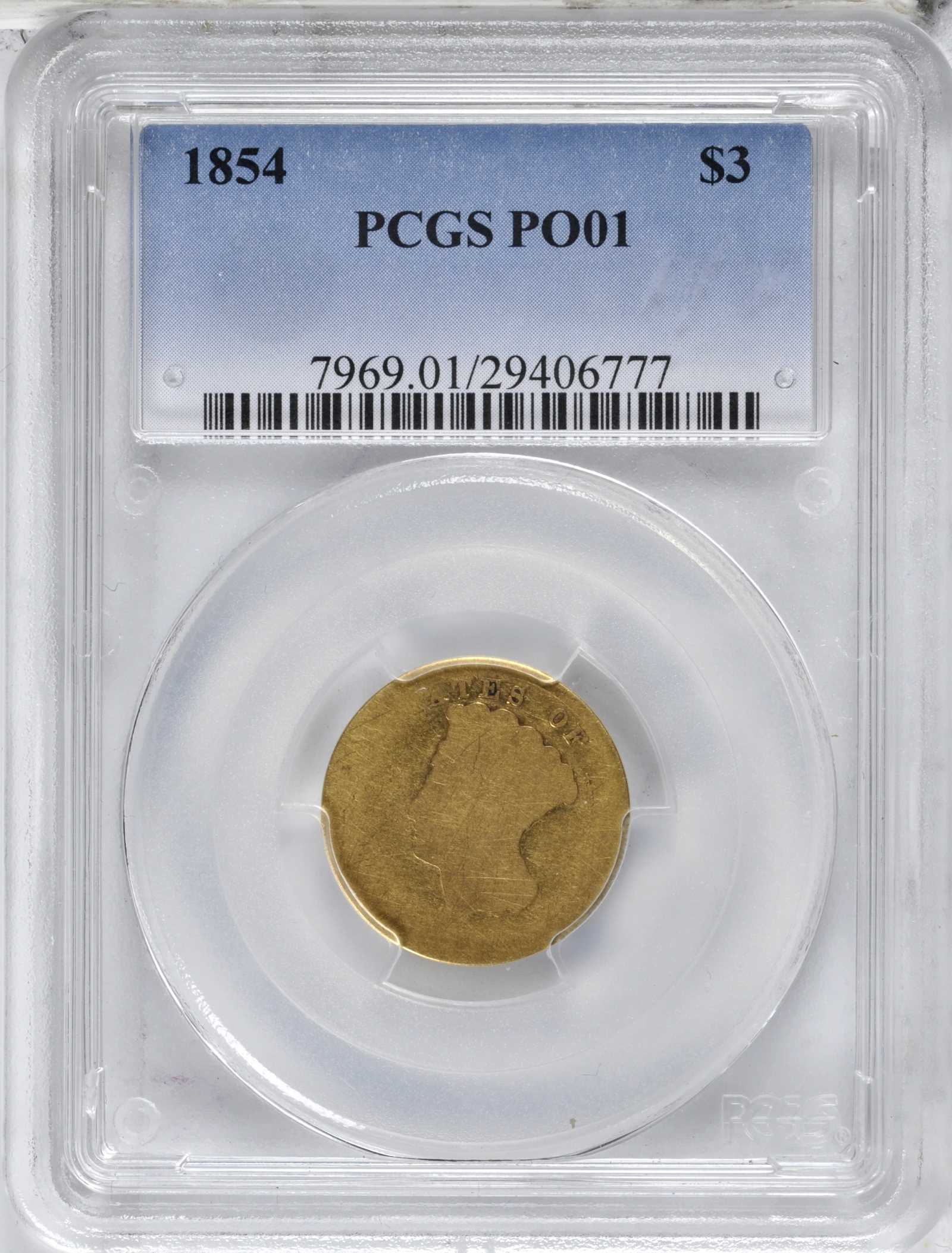 1854 $3 VF20 thumbnail 14