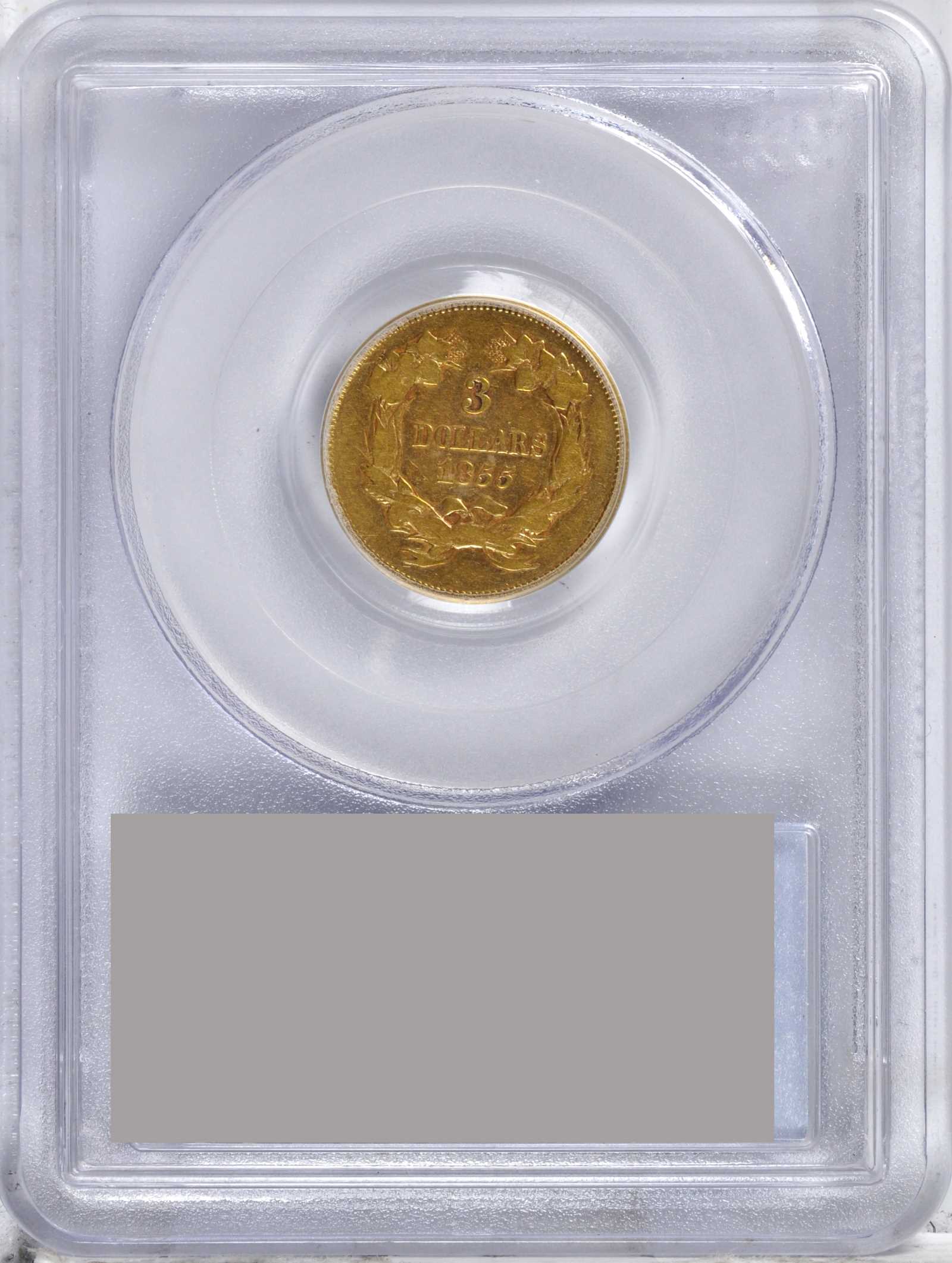 1855 $3 VF20 CAC thumbnail 4