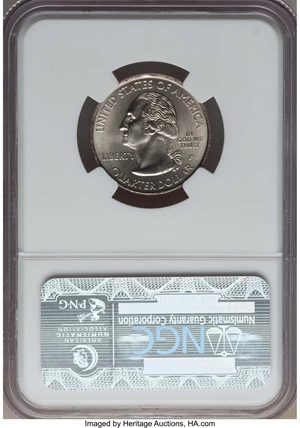 image for: 2009-P 25C U.S. Virgin Islands, Satin Finish MS69 NGC. NGC Census: (0/0). PCGS Population: (55/0). ...
