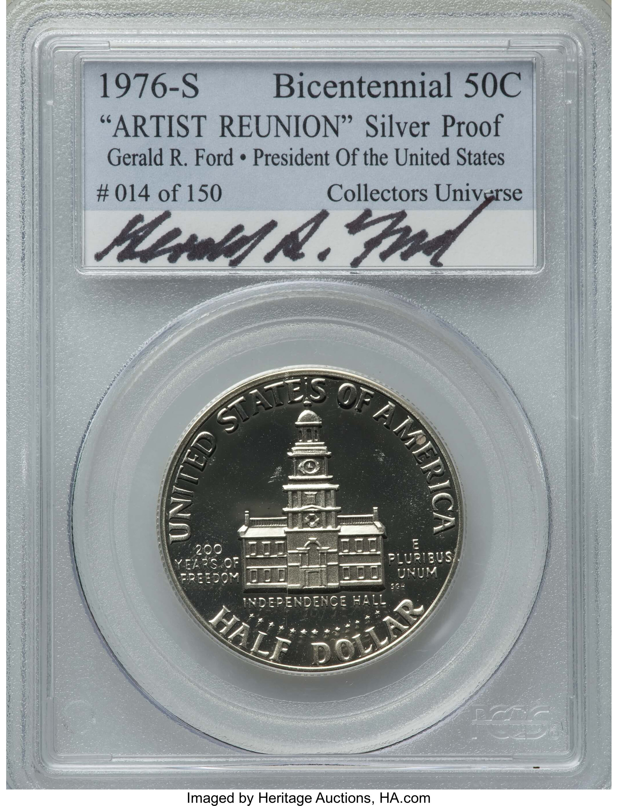 Eisenhower (Ike) $1  Silver [Type] AU53 thumbnail 6