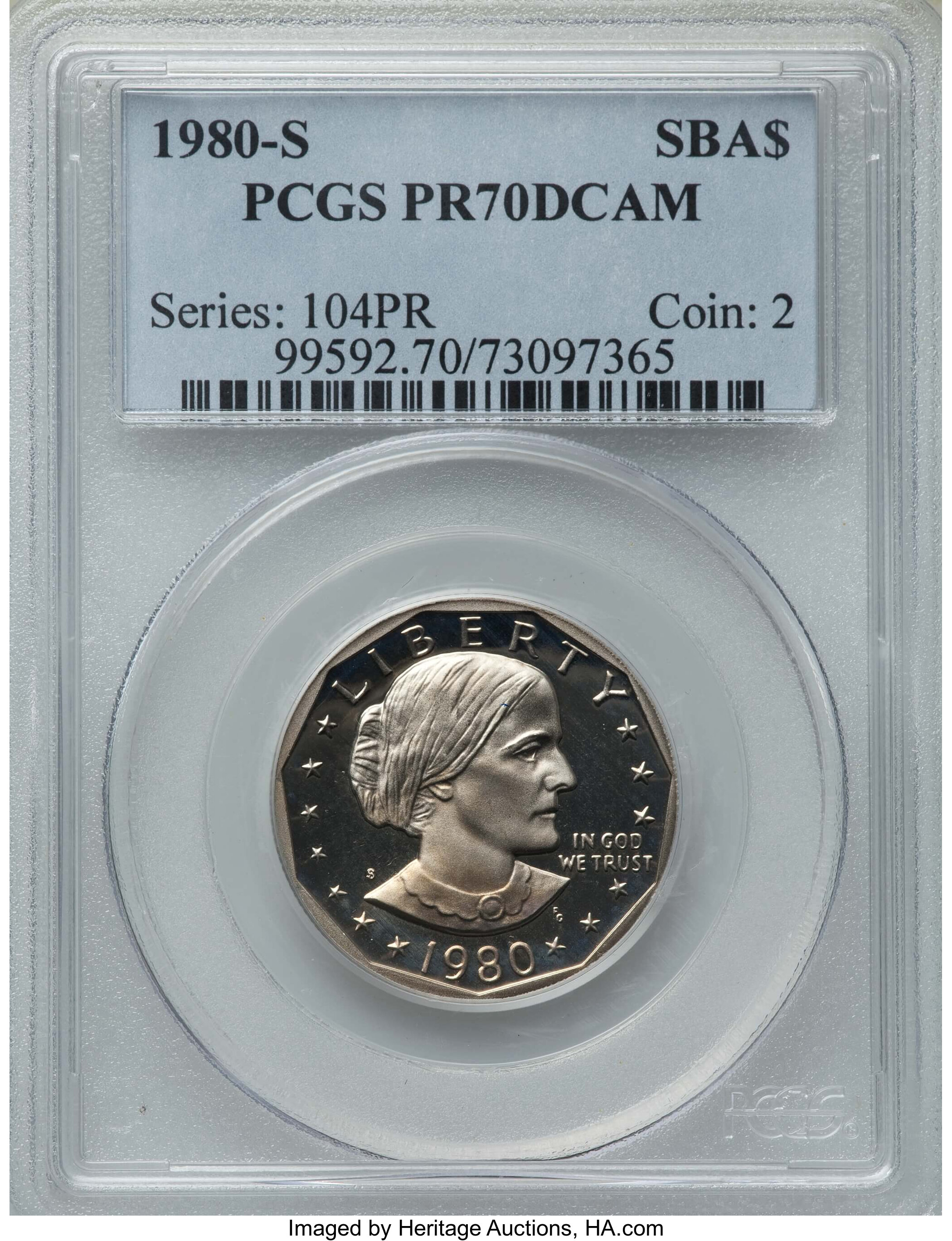 1979-S SBA $1 Type 1 PR DCAM PR70 DCAM thumbnail 23