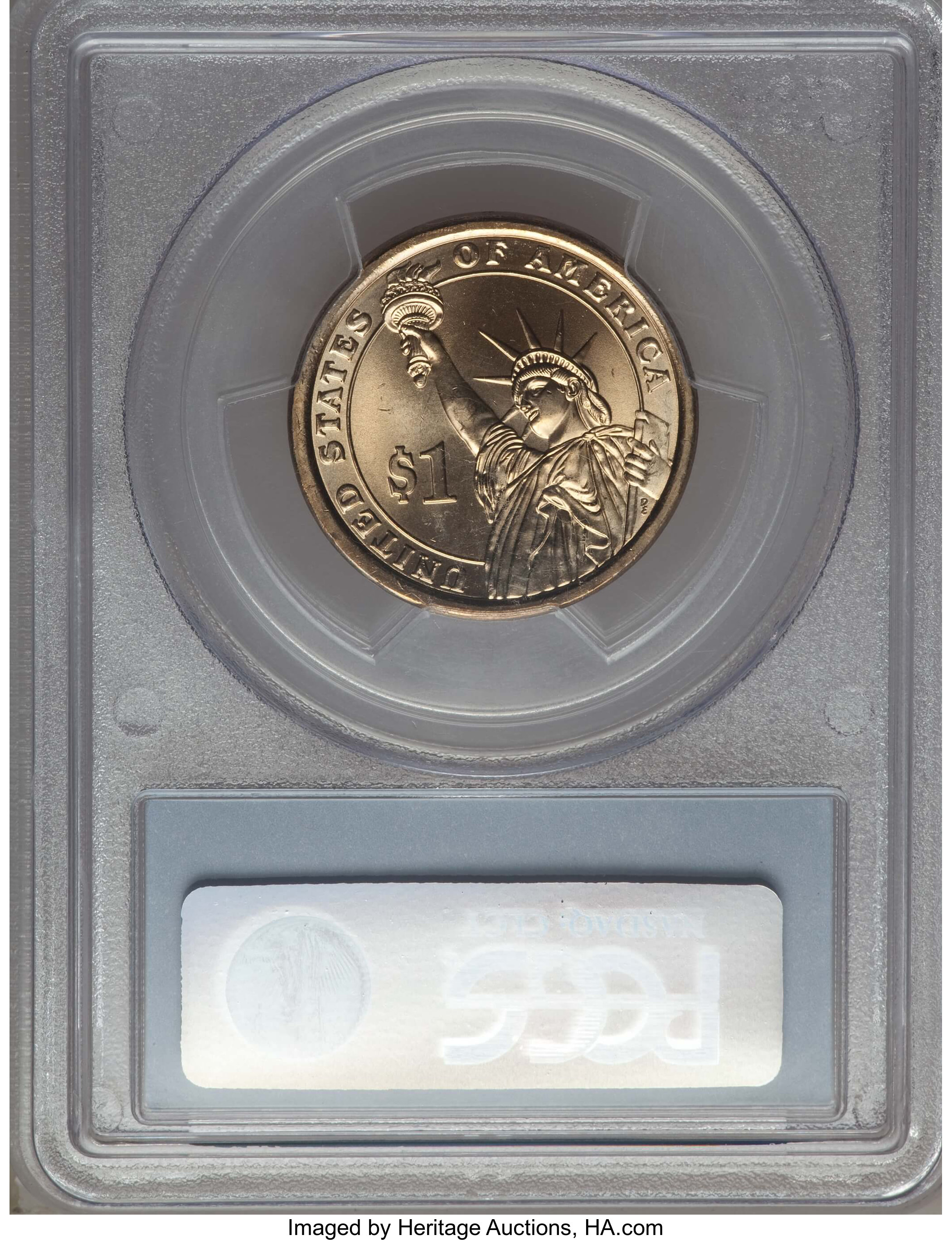 image for: 2009-D $1 William H. Harrison, Position A MS67 PCGS. PCGS Population: (1/0). NGC Census: (2/0)....