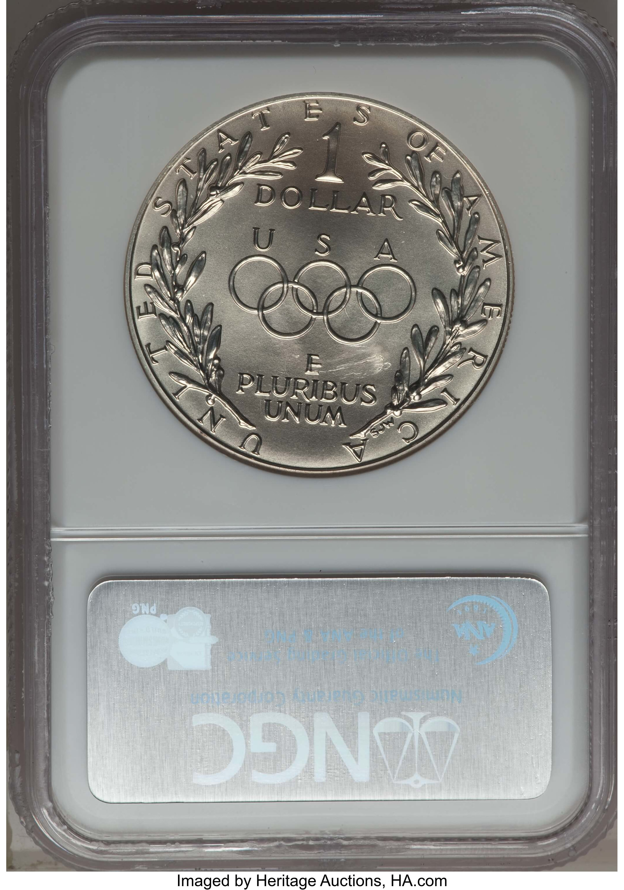 1988-D S$1 Seoul Olympiad MS70 thumbnail 14