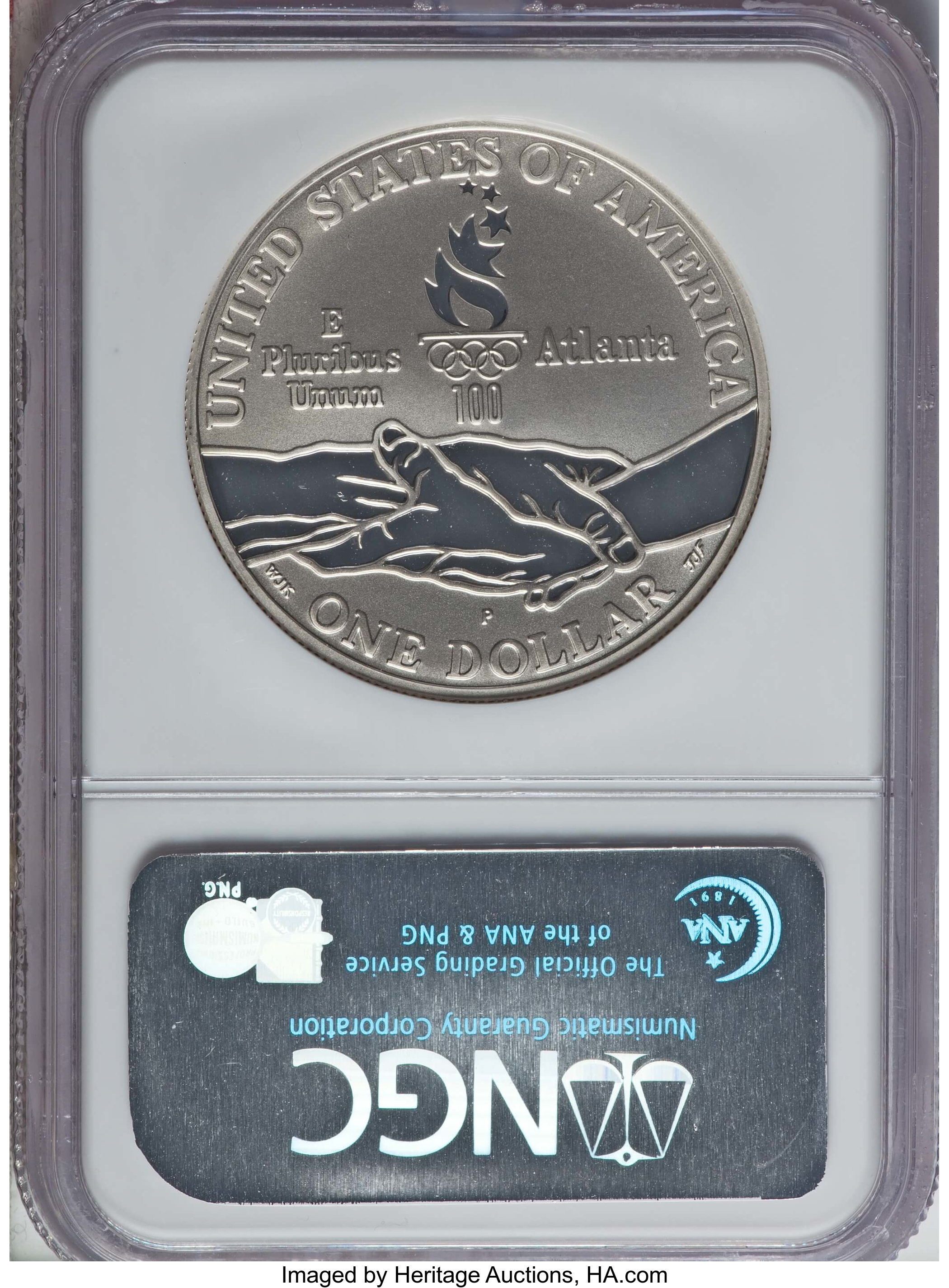 1995-P S$1 Atlanta Olympics Gymnastics PR DCAM PR70 DCAM thumbnail 7