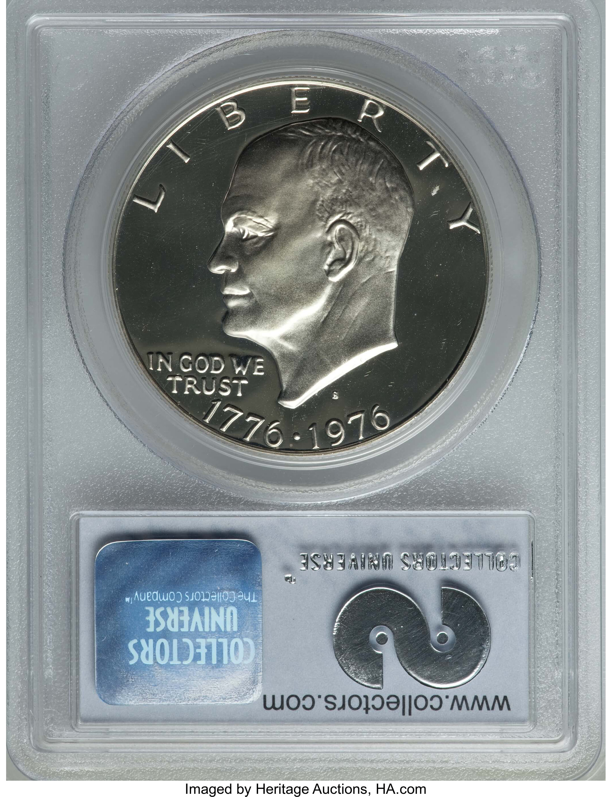 Eisenhower (Ike) $1  Silver [Type] AU53 thumbnail 8