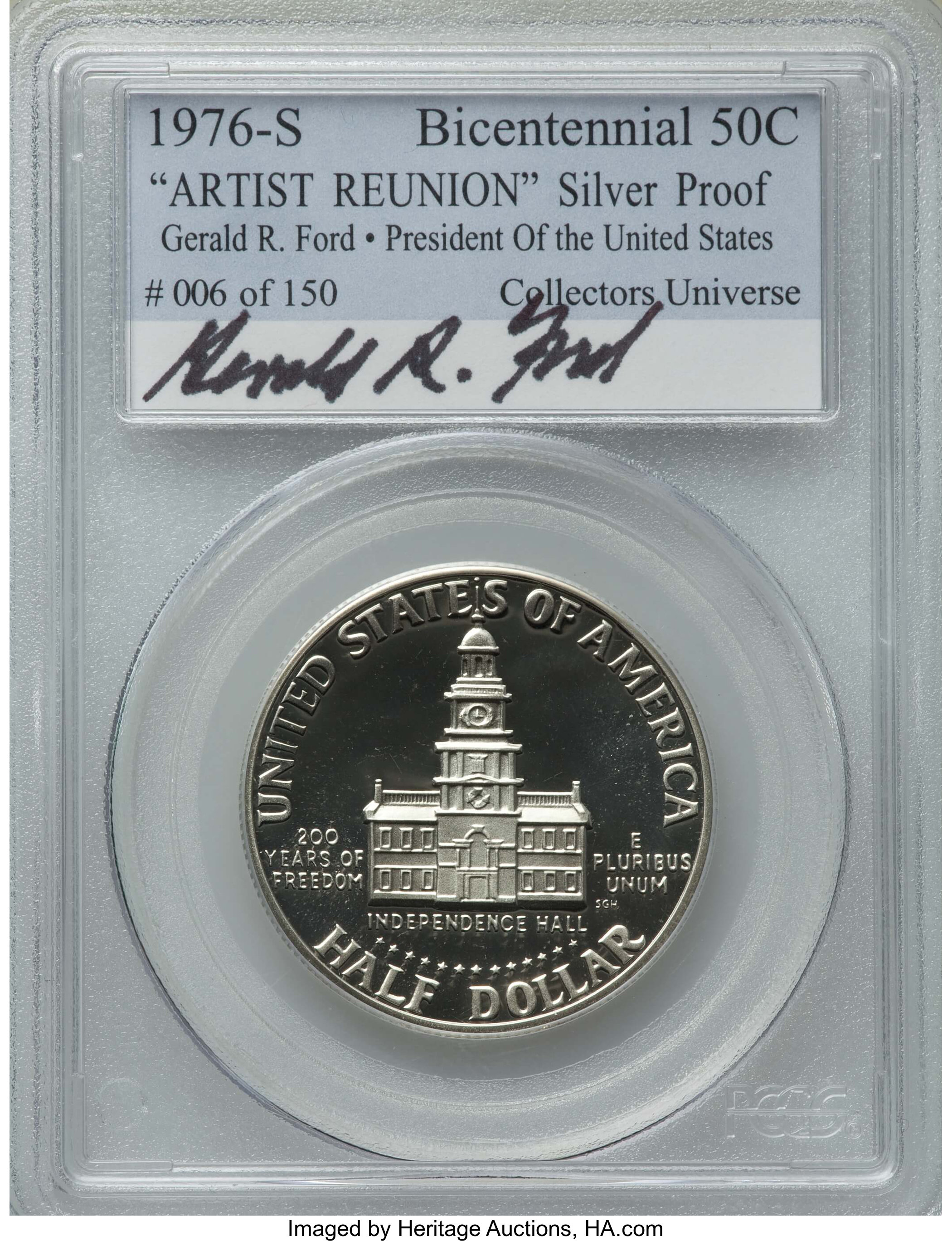 Eisenhower (Ike) $1  Silver [Type] AU53 thumbnail 10