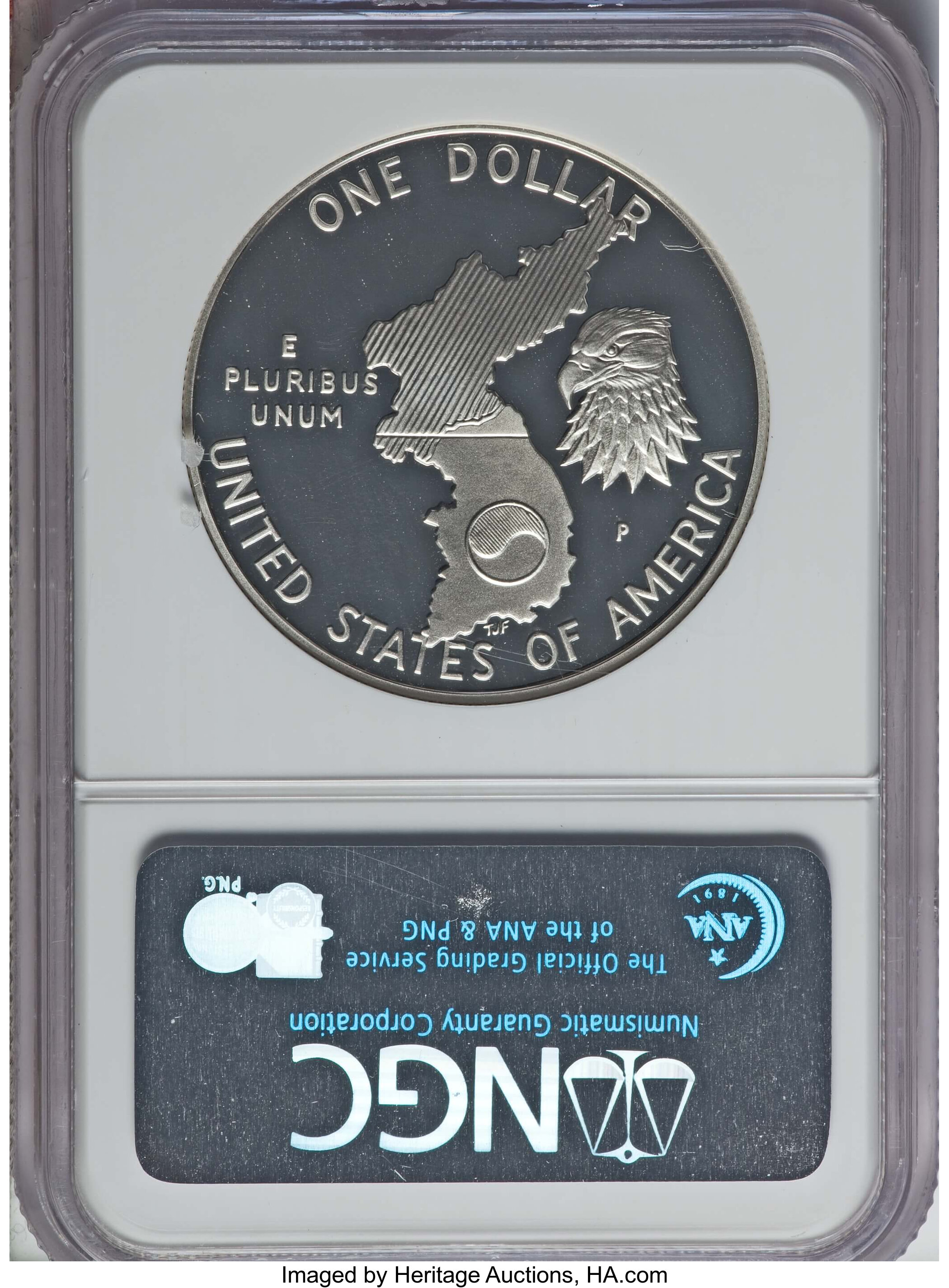 1991-P S$1 Korean War Memorial PR DCAM OGP thumbnail 13