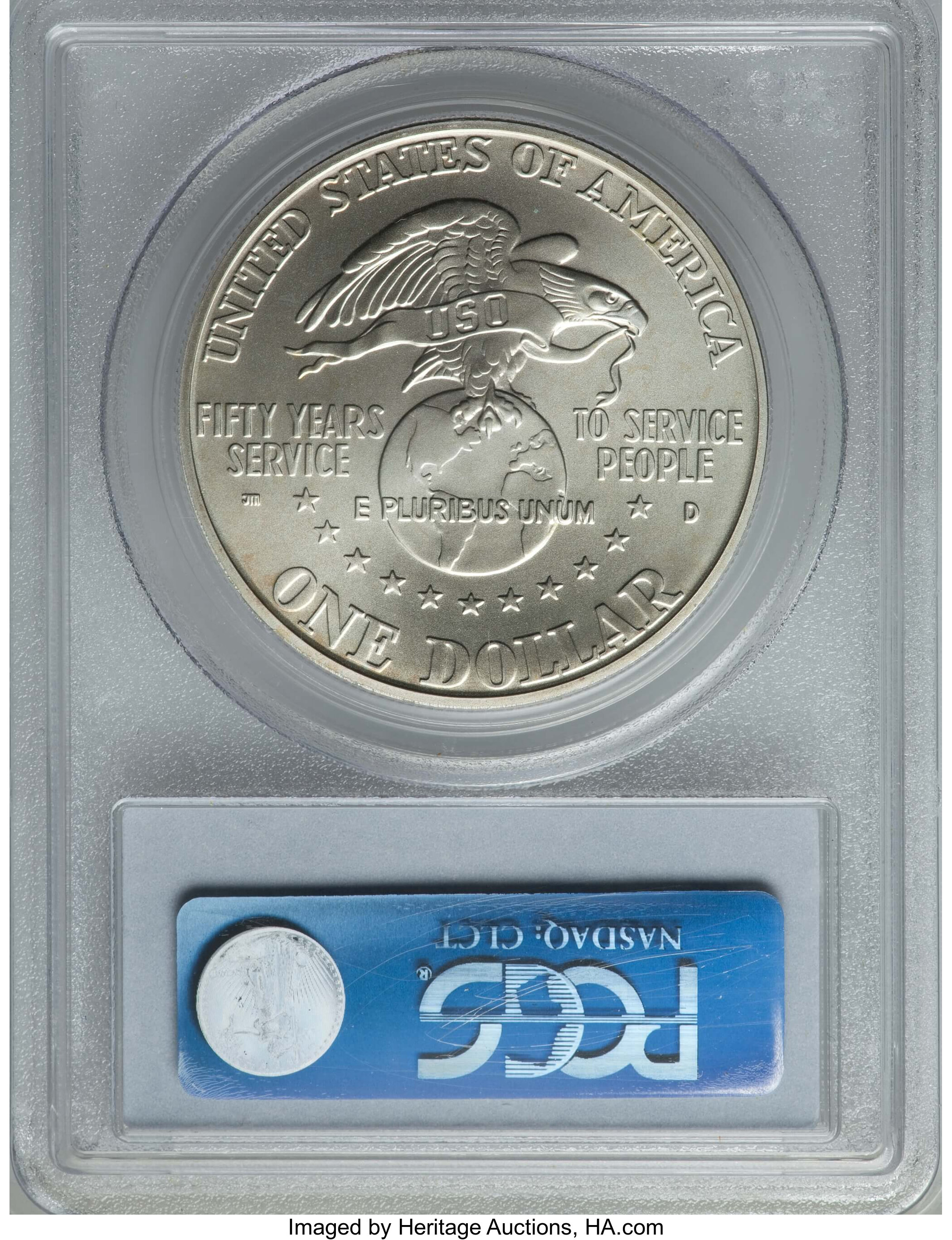 1994-W S$1 Women in Military Service Memorial MS70 thumbnail 11
