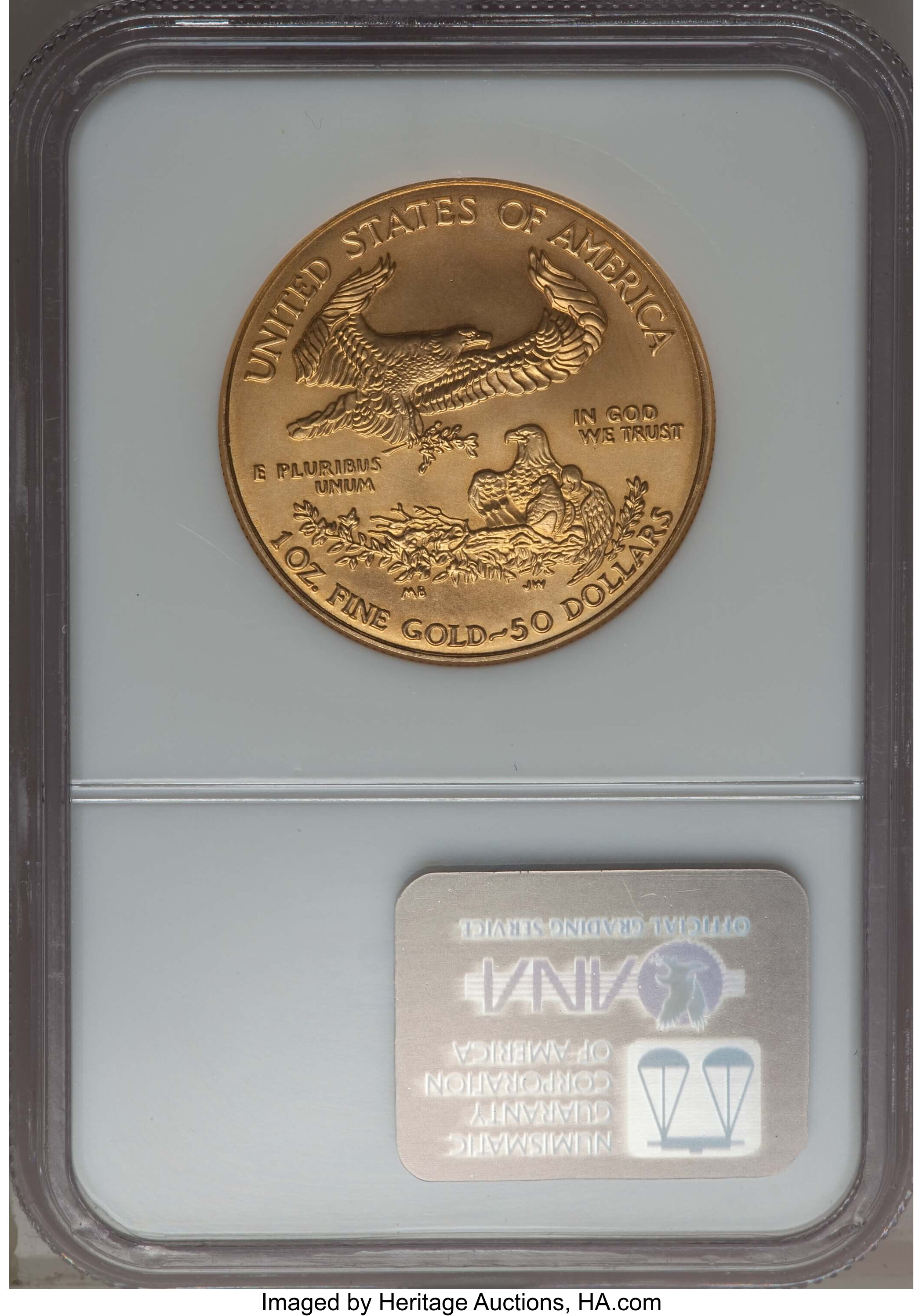 2001 G$50  Gold Eagle MS67 CAC thumbnail 18