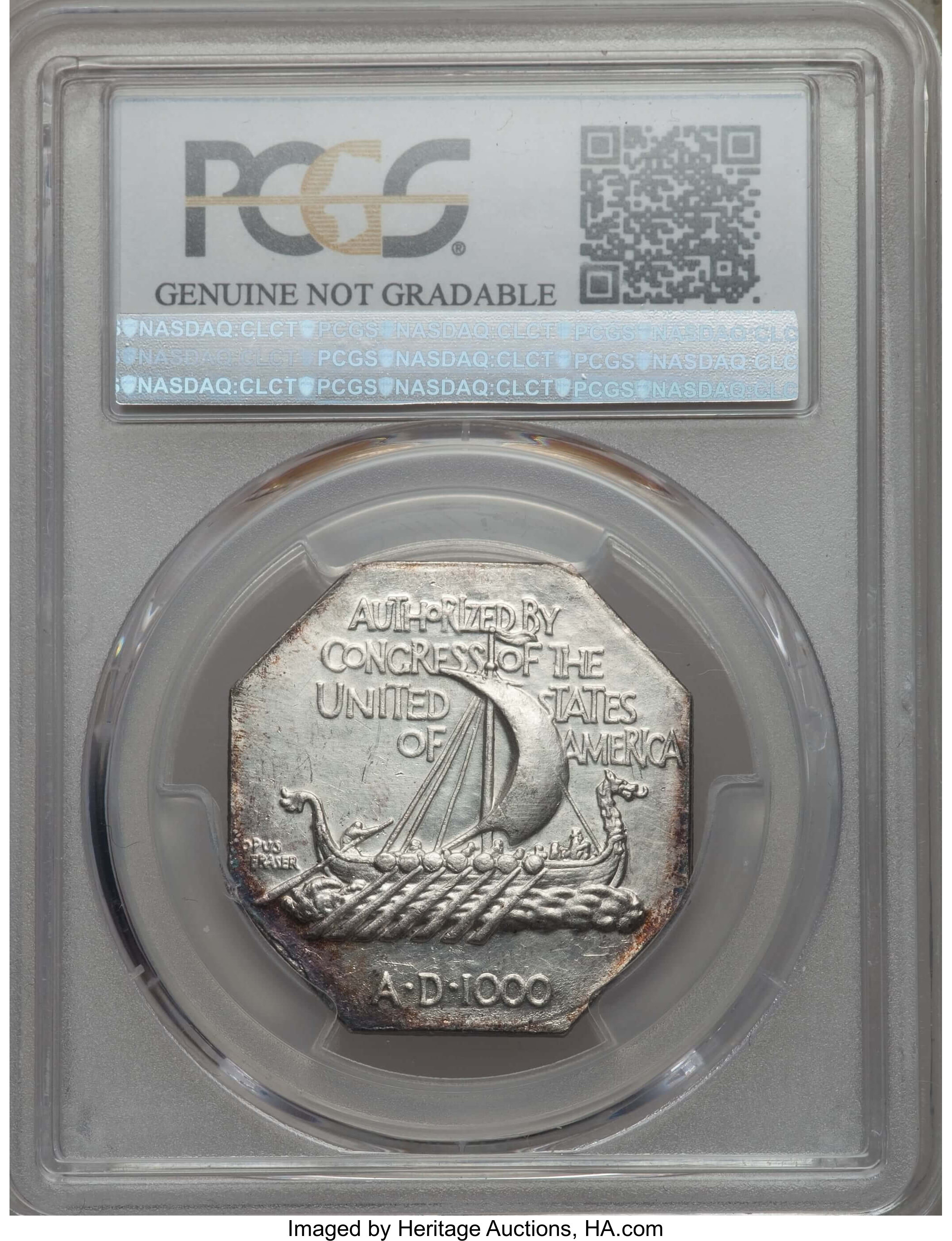 1925 Medal Norse American, Thin XF45 thumbnail 18