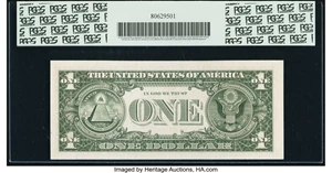 image for: Fr. 1905-C* $1 1969B Federal Reserve Star Note. PCGS Gem New 65PPQ....