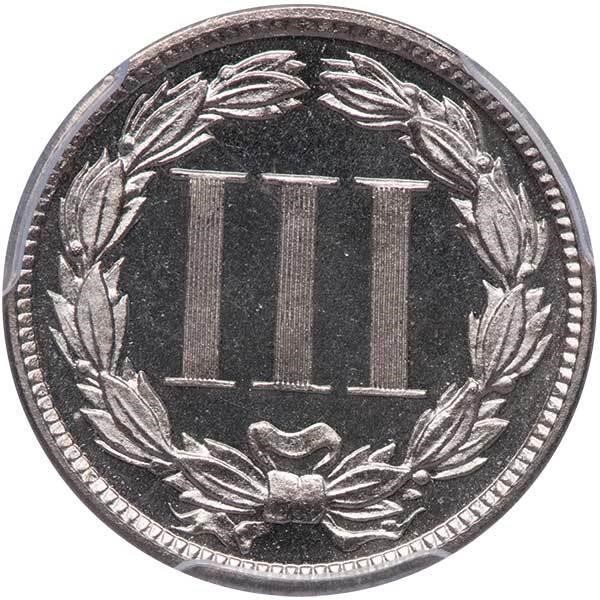 image for: 3CN 1884 PCGS PR67 DCAM CAC