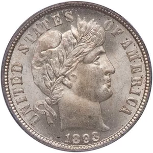 image for: 10C 1893-O PCGS MS67 CAC