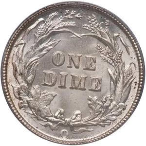 image for: 10C 1893-O PCGS MS67 CAC