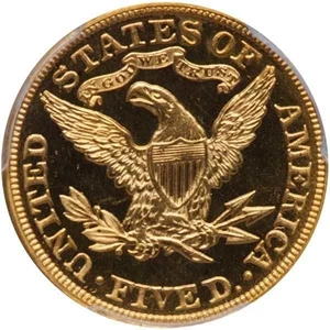 image for: $5 1892 PCGS PR65 DCAM EX BAREFORD