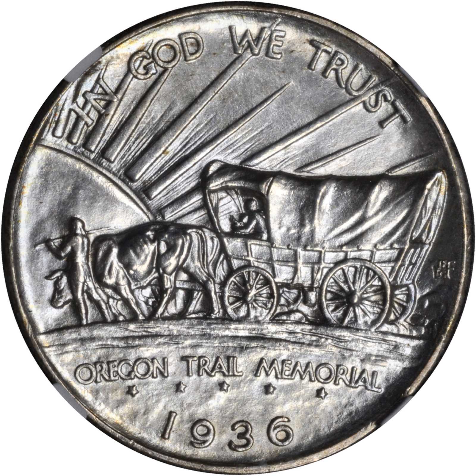 1936-S Oregon Trail Memorial. Unc Details--Improperly Cleaned (NGC).