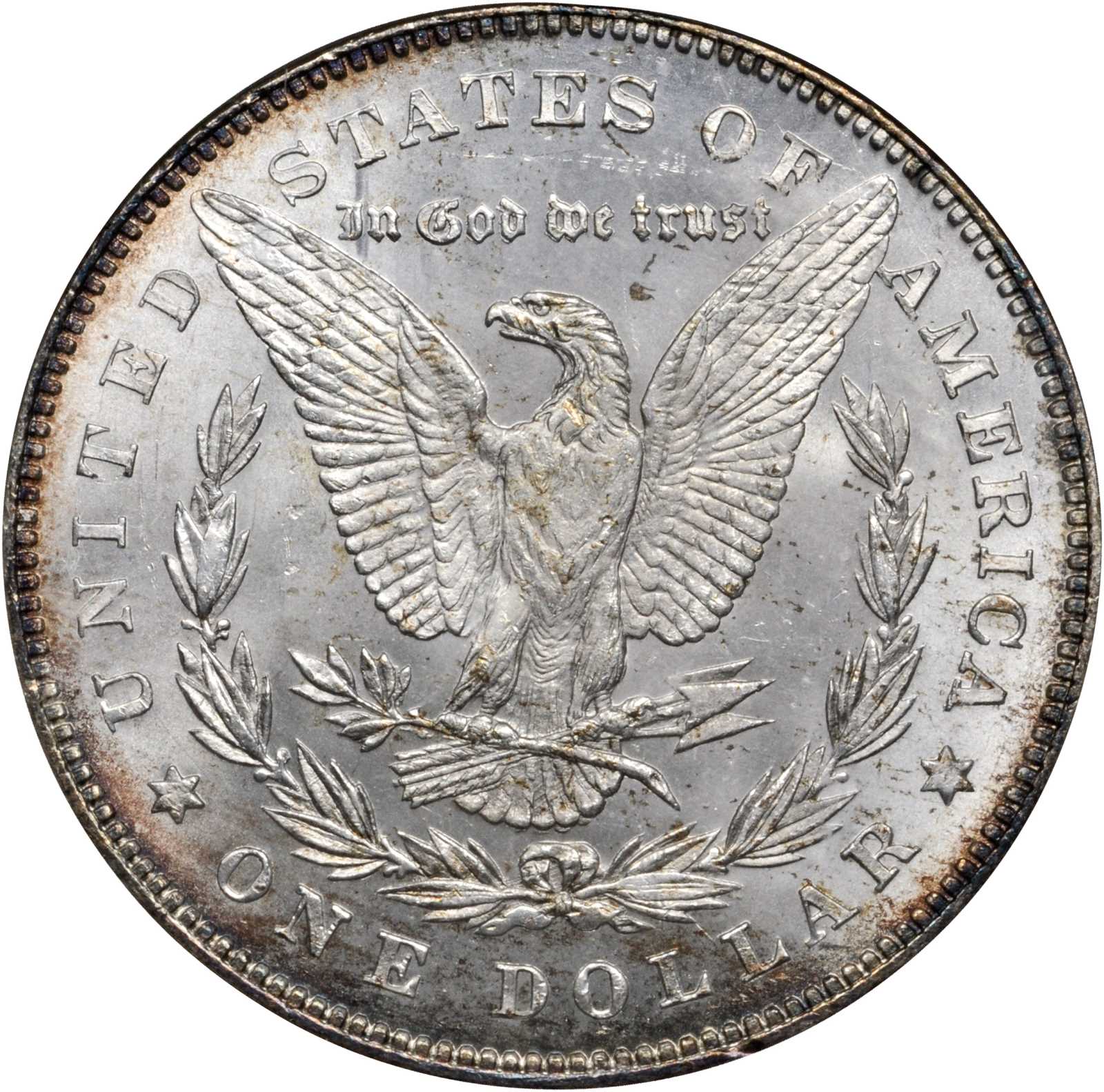image for: 1878 Morgan Silver Dollar. 7/8 Tailfeathers. VAM-34. MS-64 (ANACS). OH.