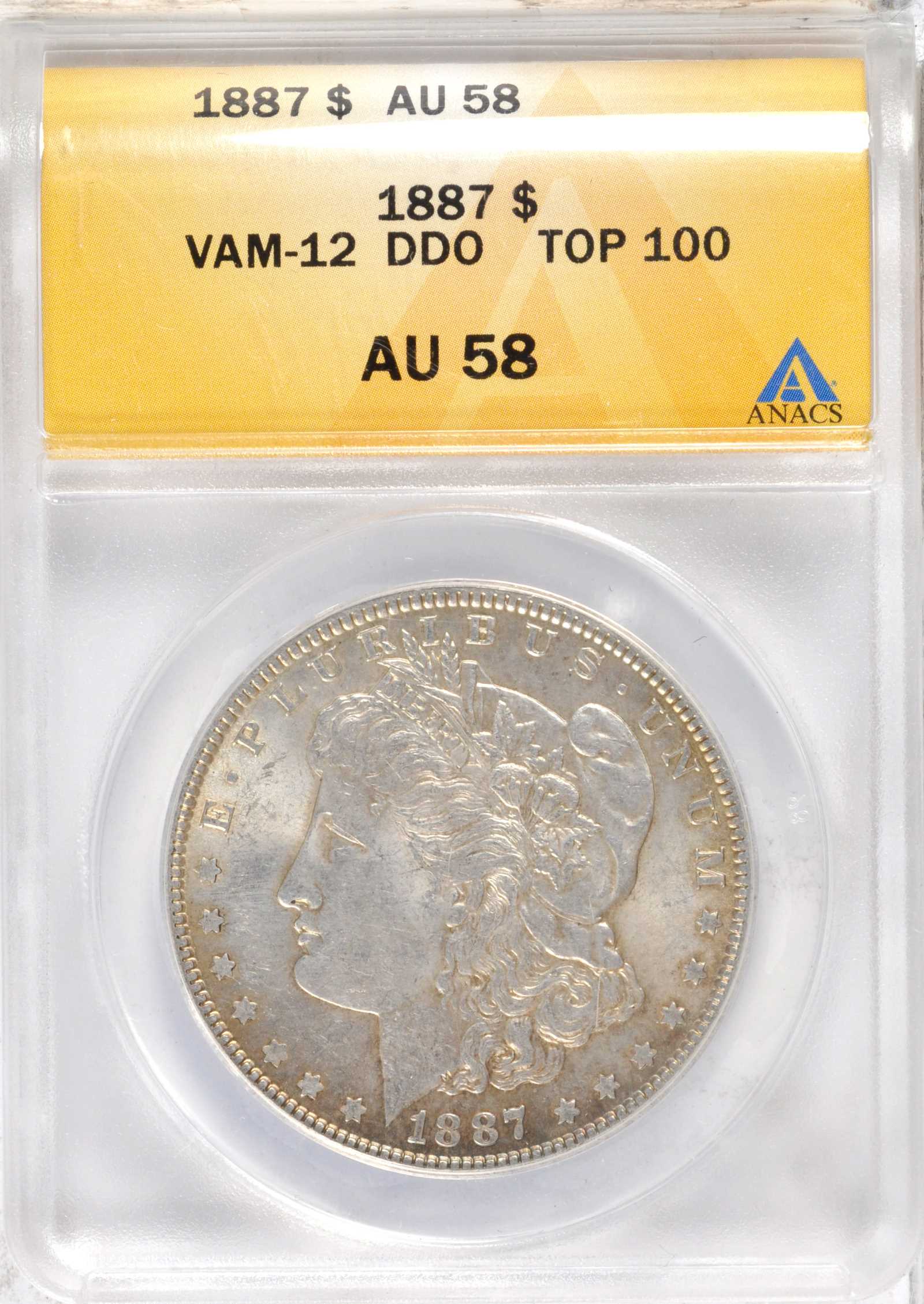1887 $1  Alligator Eye, VAM-12 AG3 thumbnail 8