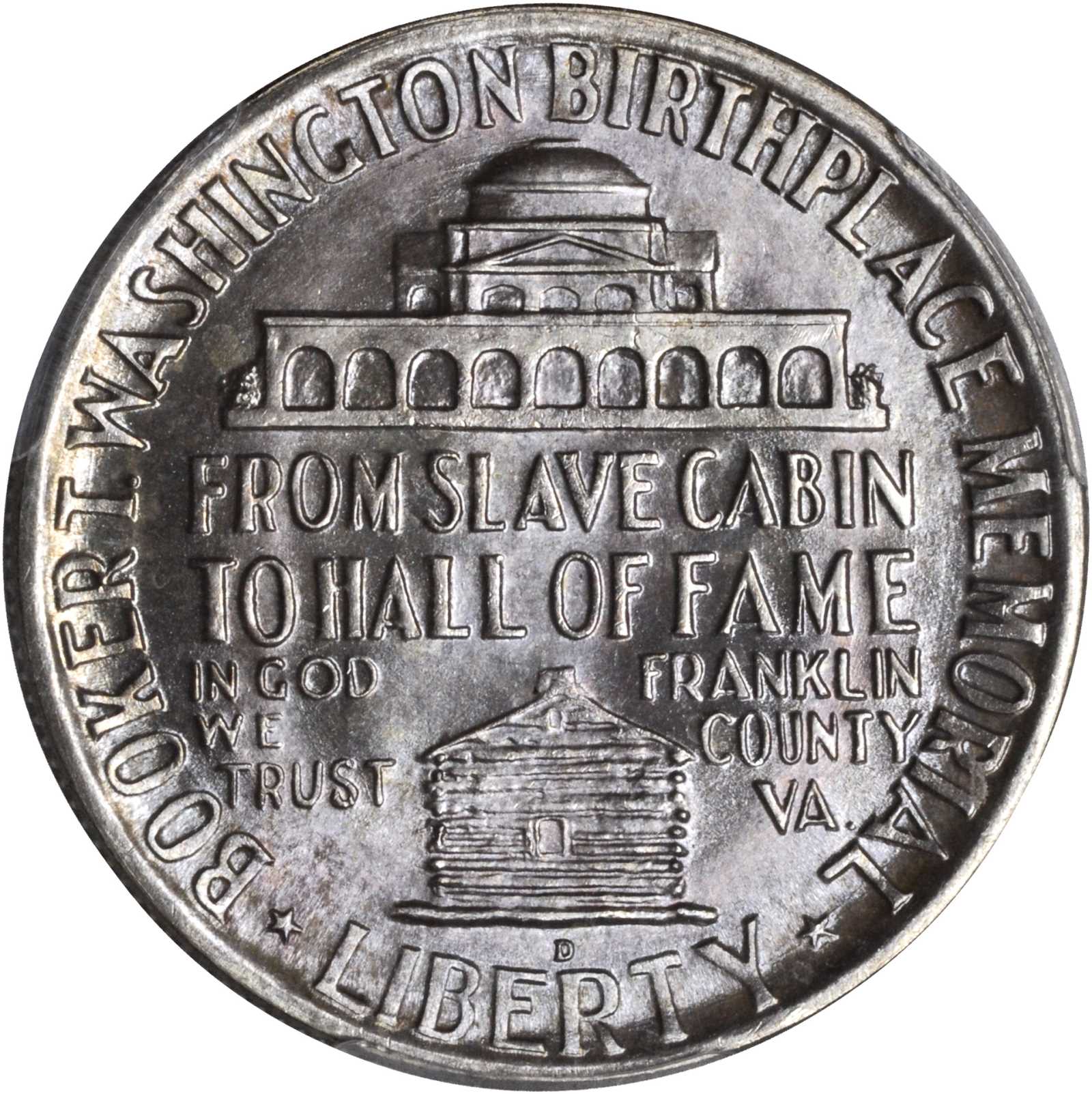 1948-D 50c Booker T. Washington AU55 CAC thumbnail 9