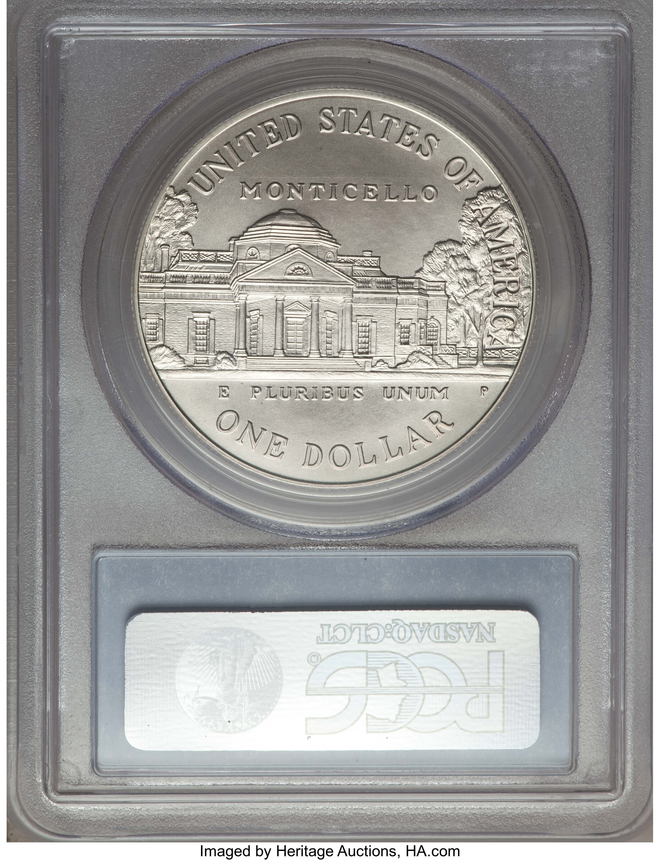 1993-P S$1 Jefferson 250th Anniversary of Birth OGP thumbnail 16