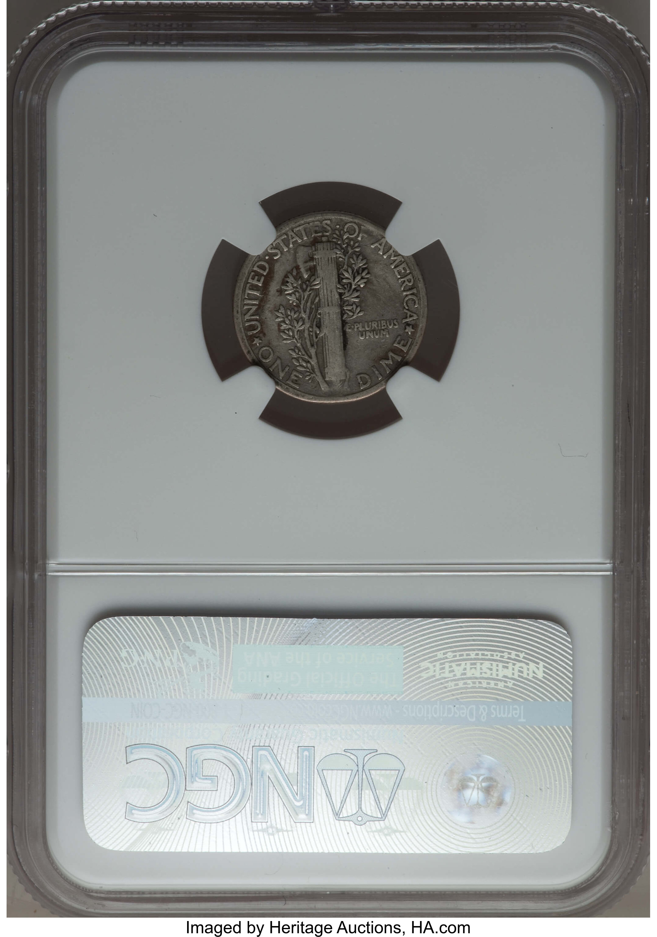 1942 10c VF30 CAC thumbnail 2