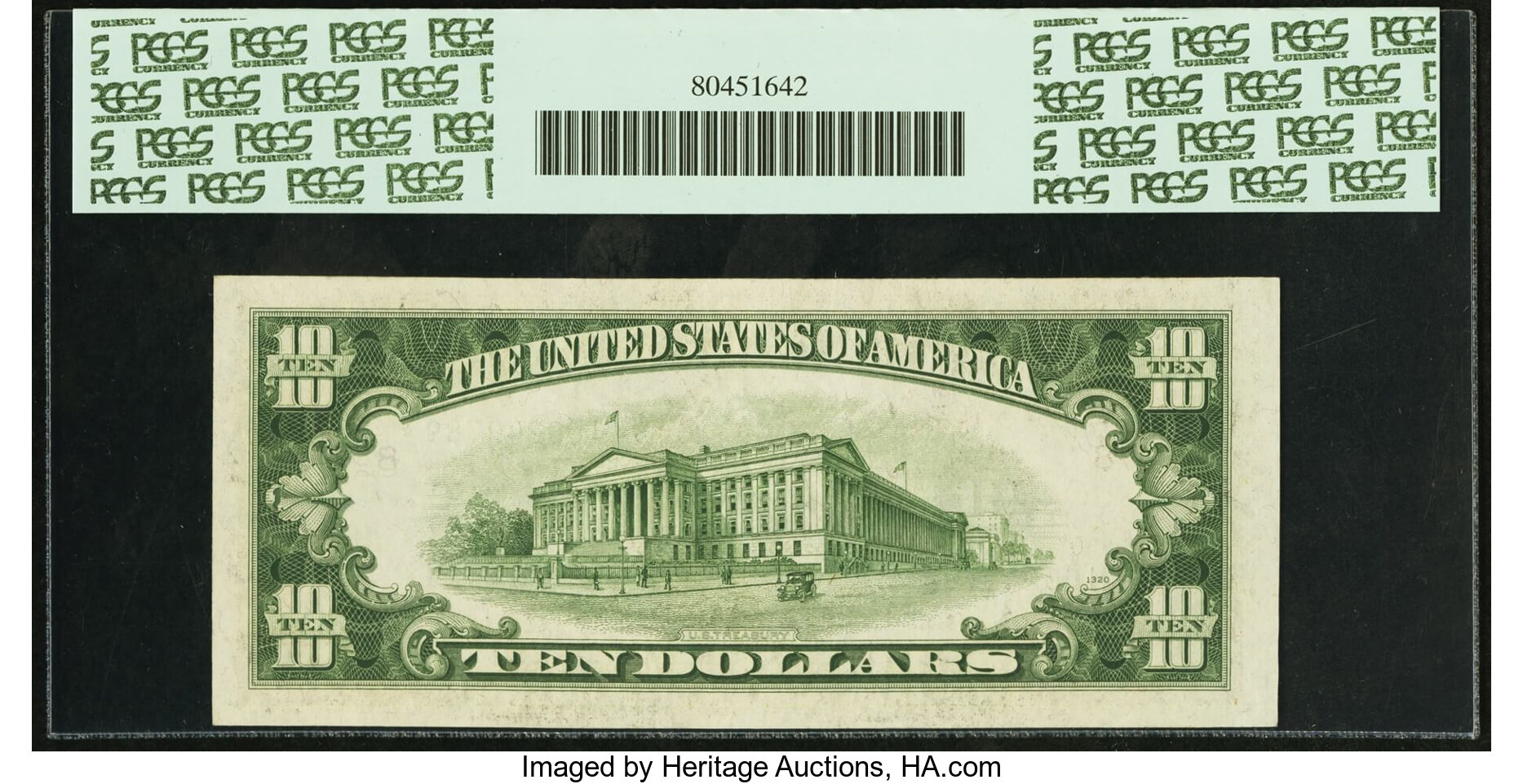 image for: Fr. 2010-H* $10 1950 Federal Reserve Star Note. PCGS Very Choice New 64....