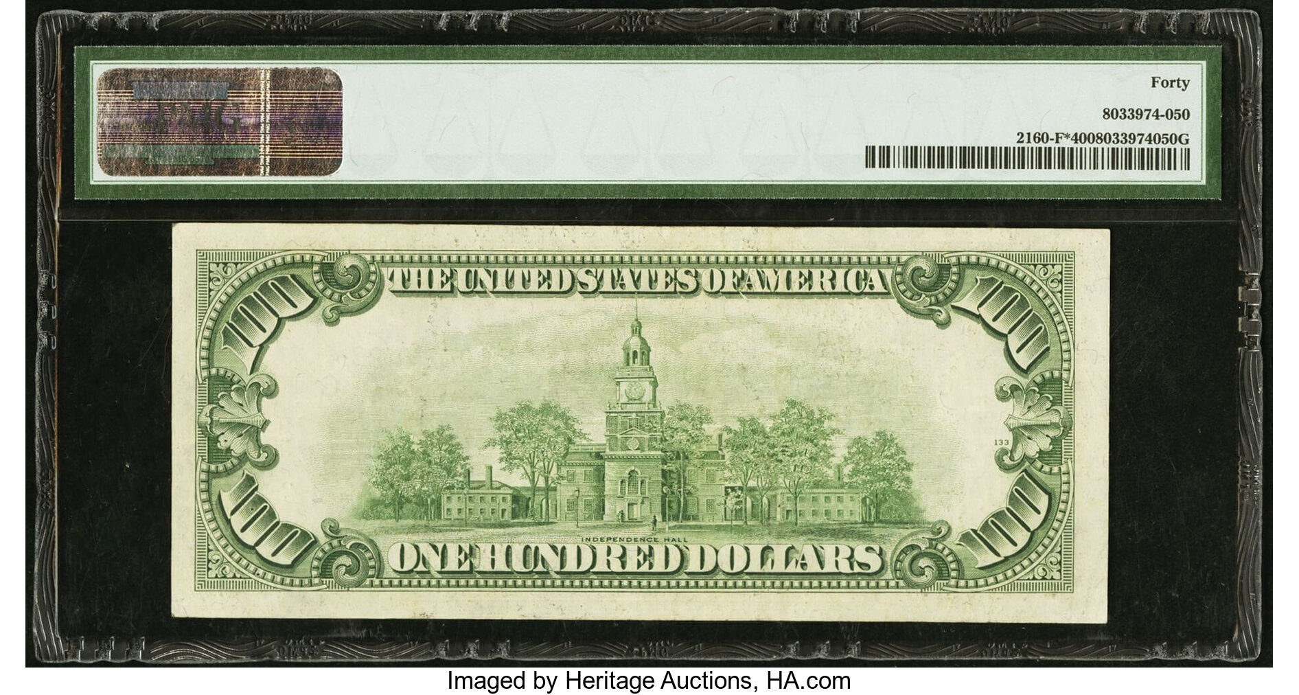 image for: Fr. 2160-F* $100 1950C Federal Reserve Star Note. PMG Extremely Fine 40....