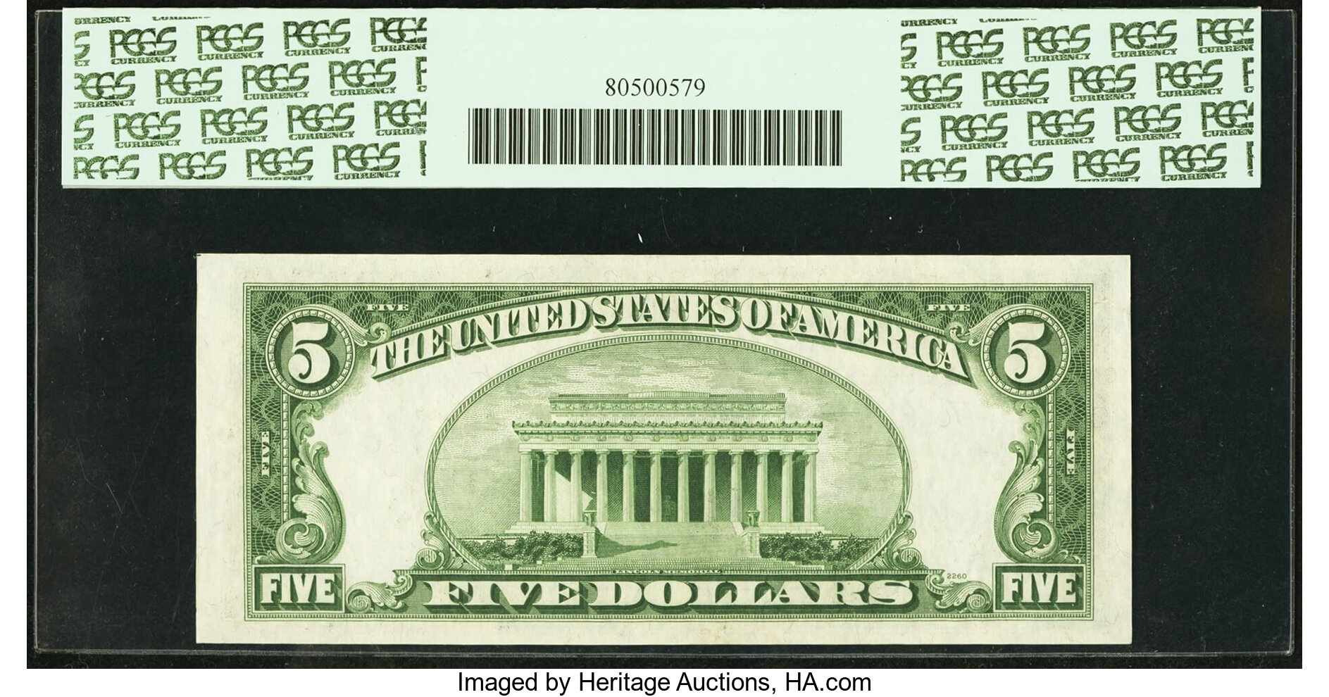 image for: Fr. 1962-G* $5 1950A Federal Reserve Star Note. PCGS Very Choice New 64....