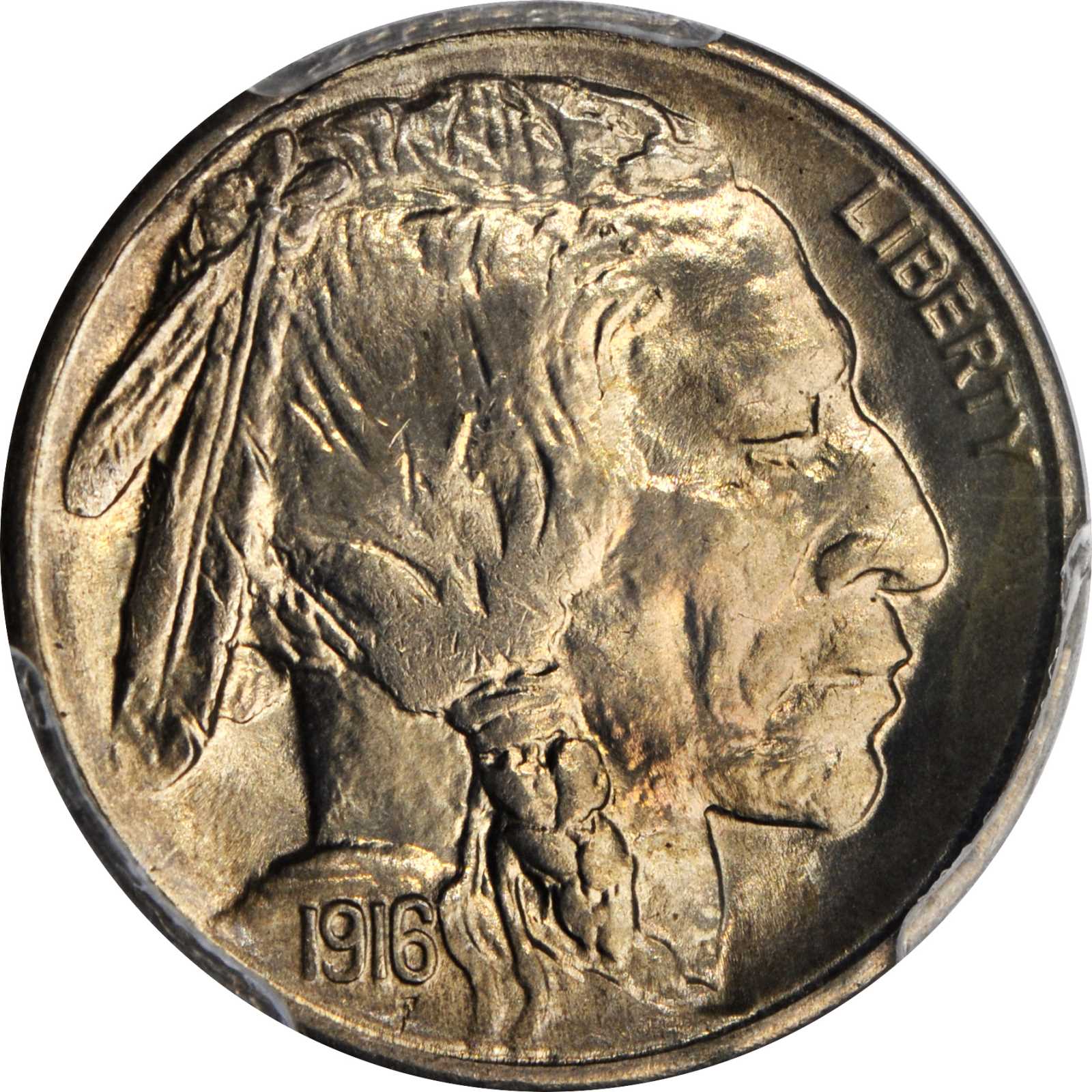 1916-S Buffalo Nickel. MS-67 (PCGS).