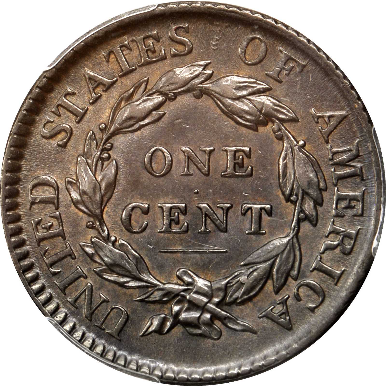 image for: 1817 Matron Head Cent. N-10. Rarity-1. Noyes Die State-C/B. AU-55 (PCGS).