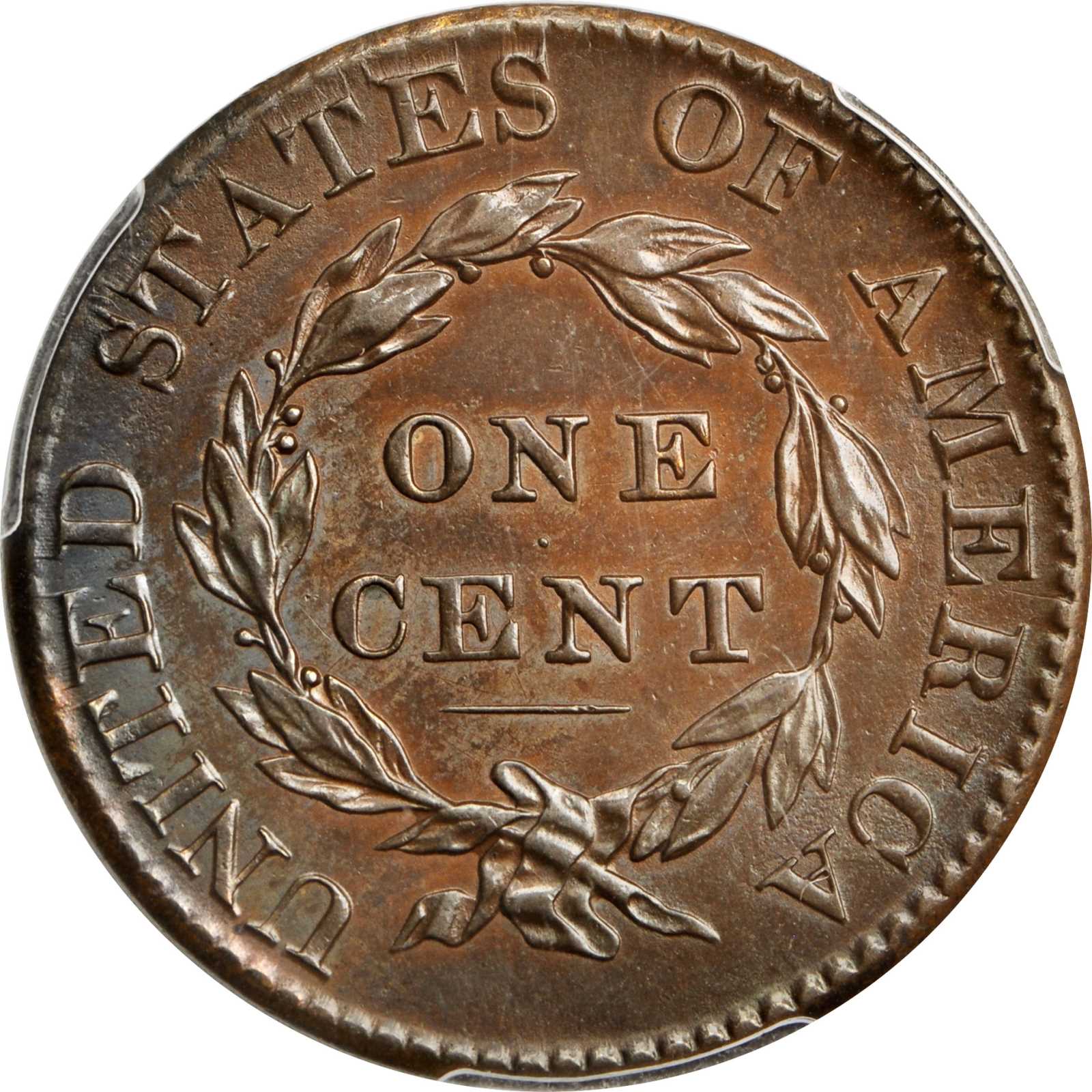 image for: 1825 Matron Head Cent. N-8. Rarity-3. Noyes Die State-B/A. AU-55 (PCGS).