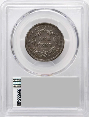image for: 1838 Modified Matron Head Cent. N-3. Rarity-1. Noyes Die State-A/A. MS-62BN (PCGS).