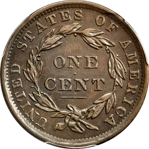 image for: 1838 Modified Matron Head Cent. N-9. Rarity-3. Noyes Die State-B/B. EF-45 (PCGS).